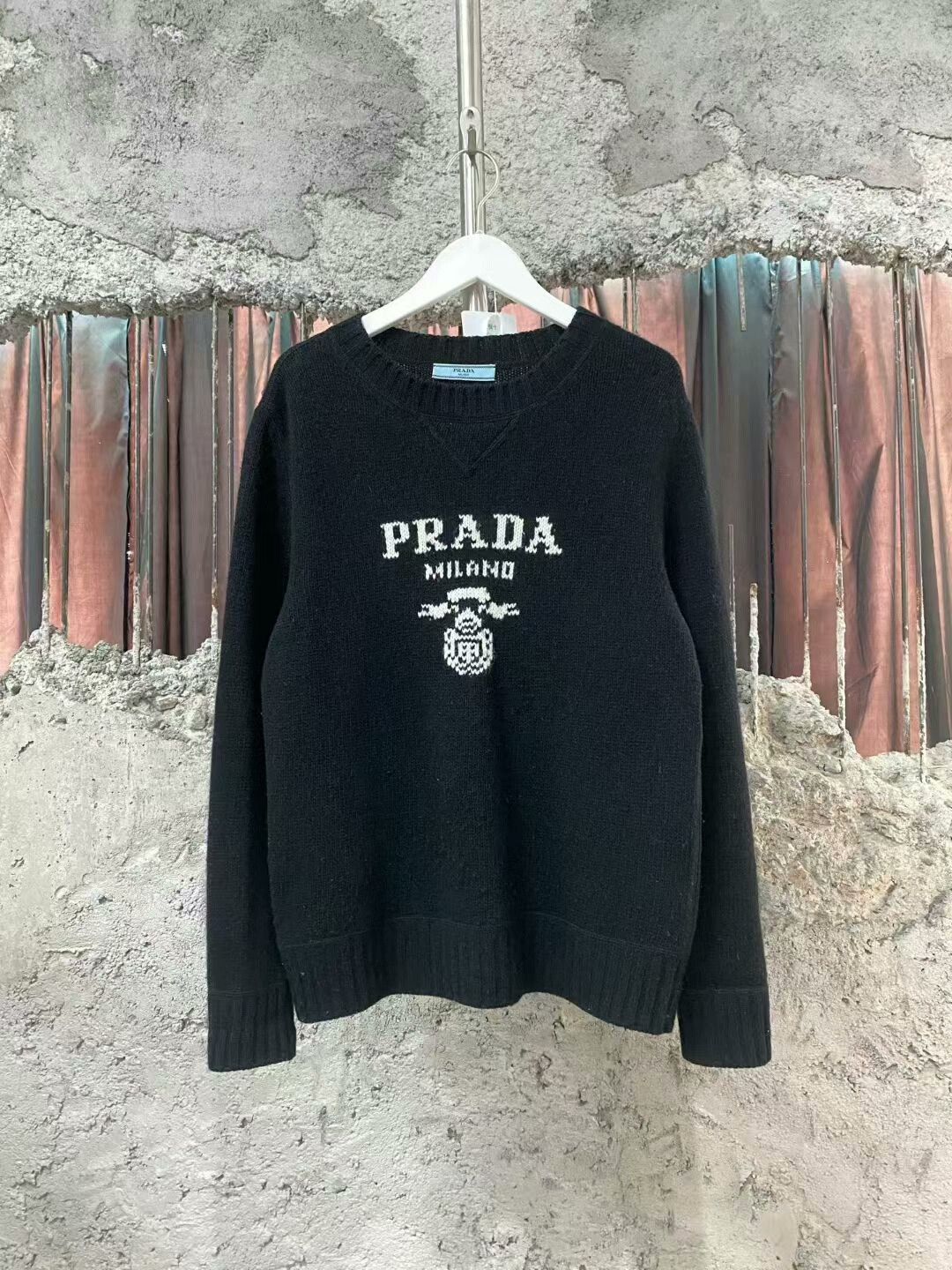 Prada prada slogan sweater, size 38 Size S / US 4 / IT 40 - 1 Thumbnail
