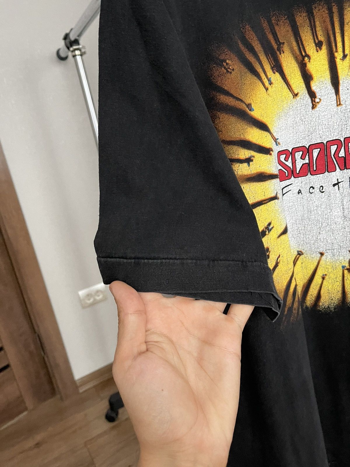 Band Tees 1993 Scorpions Vintage Face The Heat Tour Band T-Shirt Tee Size US XL / EU 56 / 4 - 11 Thumbnail