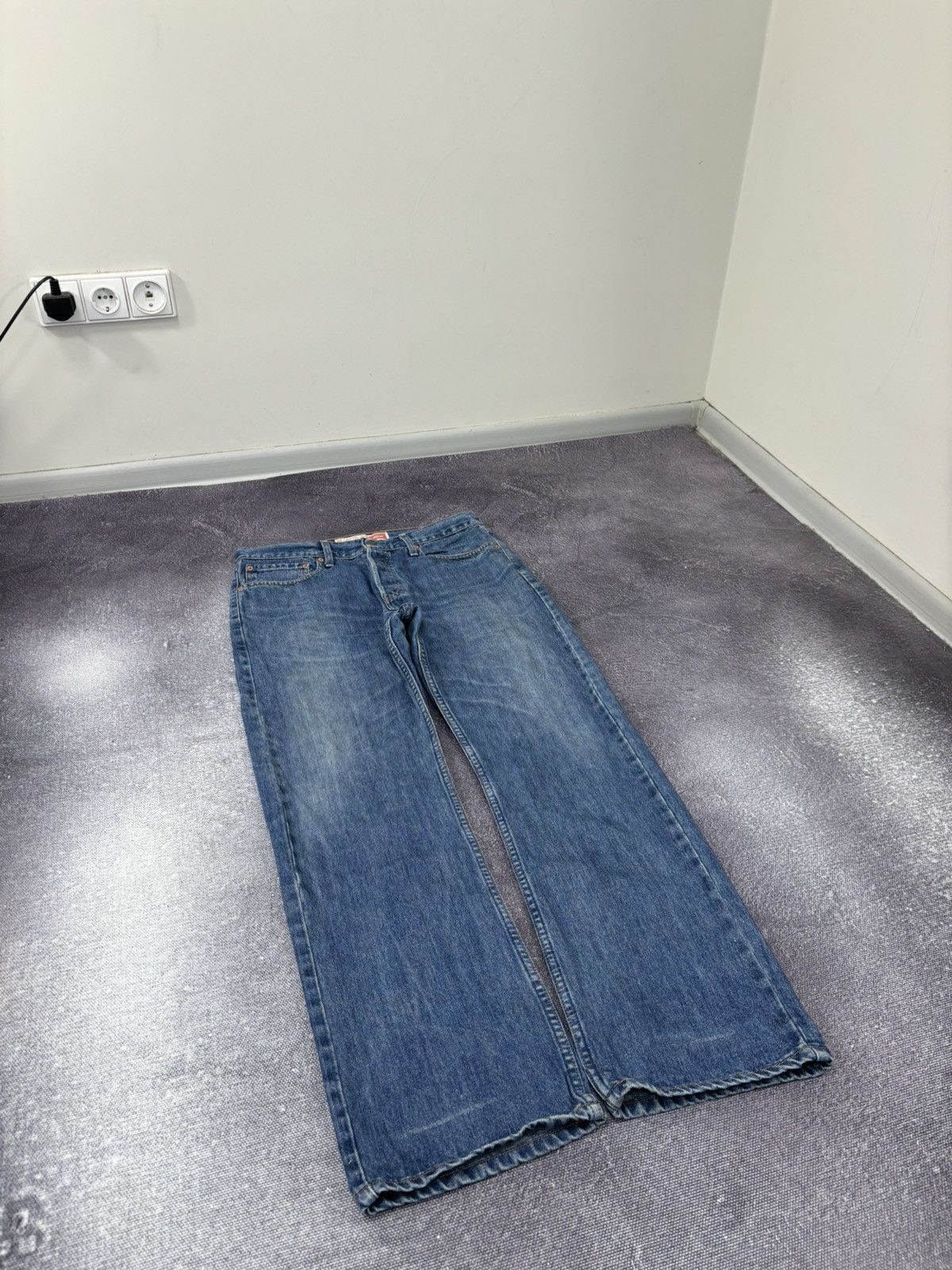 Levi's Vintage Levi’s Signature USA Hype Blue Denim Baggy Jeans Size US 34 / EU 50 - 7 Thumbnail