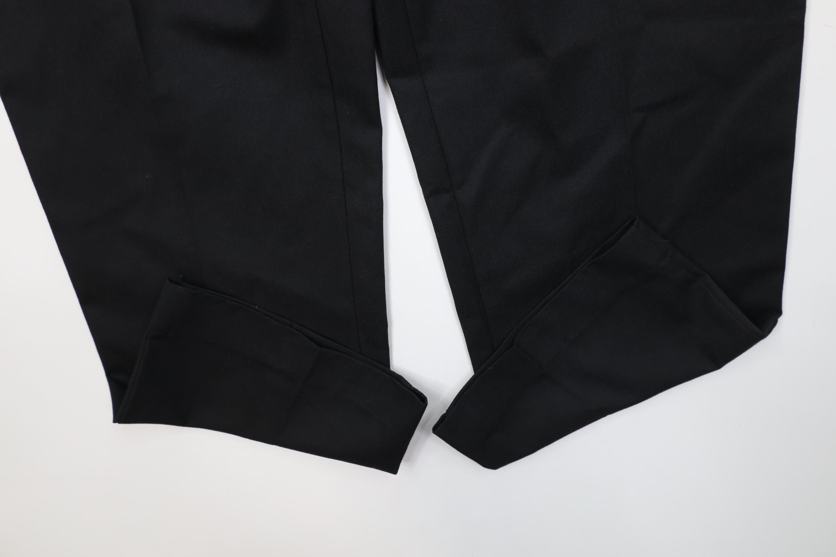 Vintage Vintage 70s Streetwear Flared Wide Leg Chino Pants Black USA Size US 42 / EU 58 - 5 Thumbnail