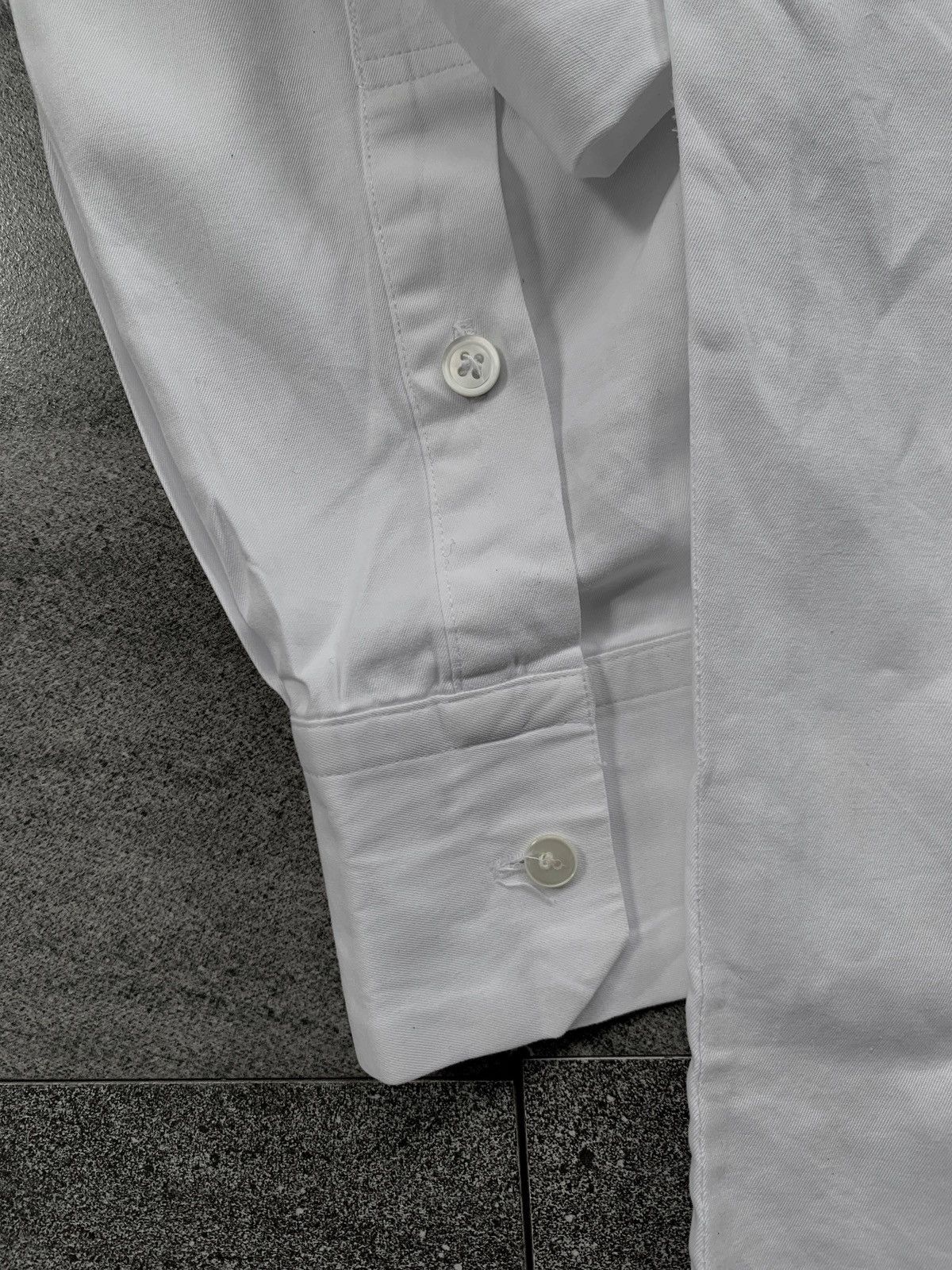 Yohji Yamamoto FREE TAX! Stripe Paneled Shirt Size US L / EU 52-54 / 3 - 6 Thumbnail