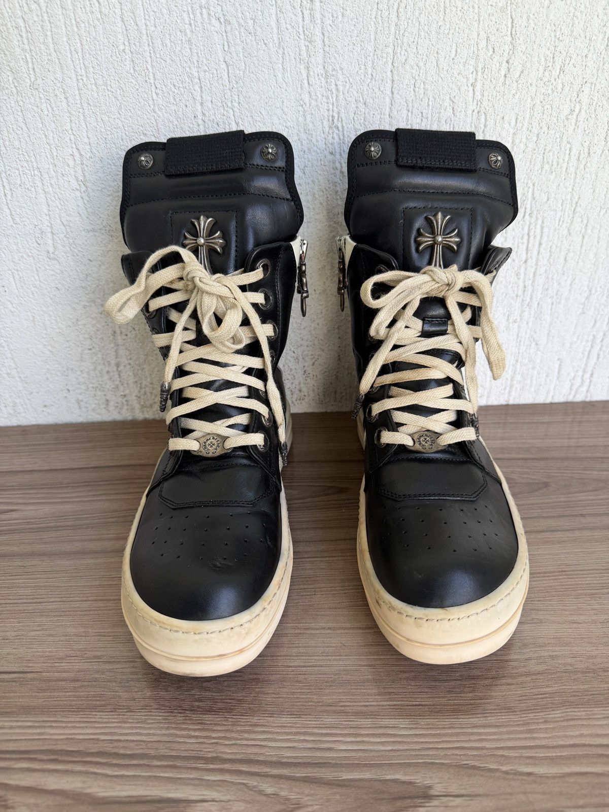 Chrome Hearts × Rick Owens W15 Geobasket Chrome hearts Size US 5.5 / EU 38 - 2 Thumbnail