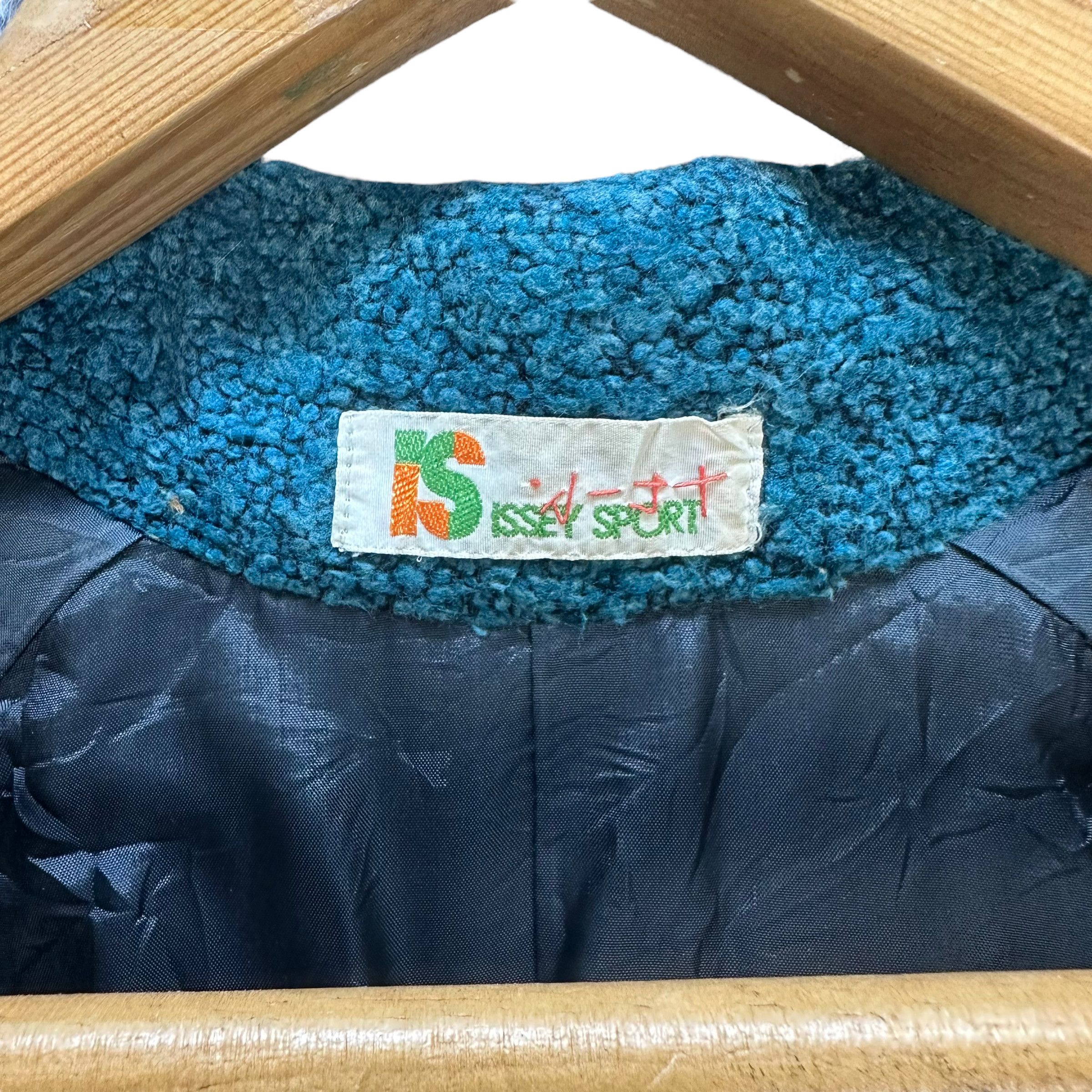 Issey Miyake RARE💥 80's ISSEY SPORT DOUBLE BREASTED COAT JACKET 7664-162 Size M / US 6-8 / IT 42-44 - 7 Thumbnail