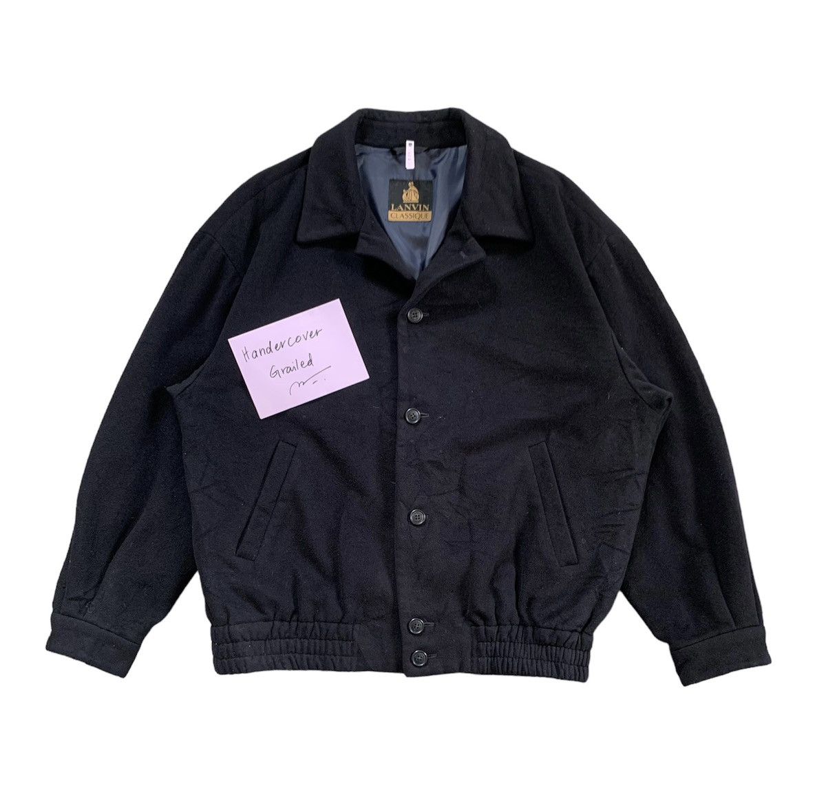 Vintage Lanvin Classique Cashmere Buttons Jacket