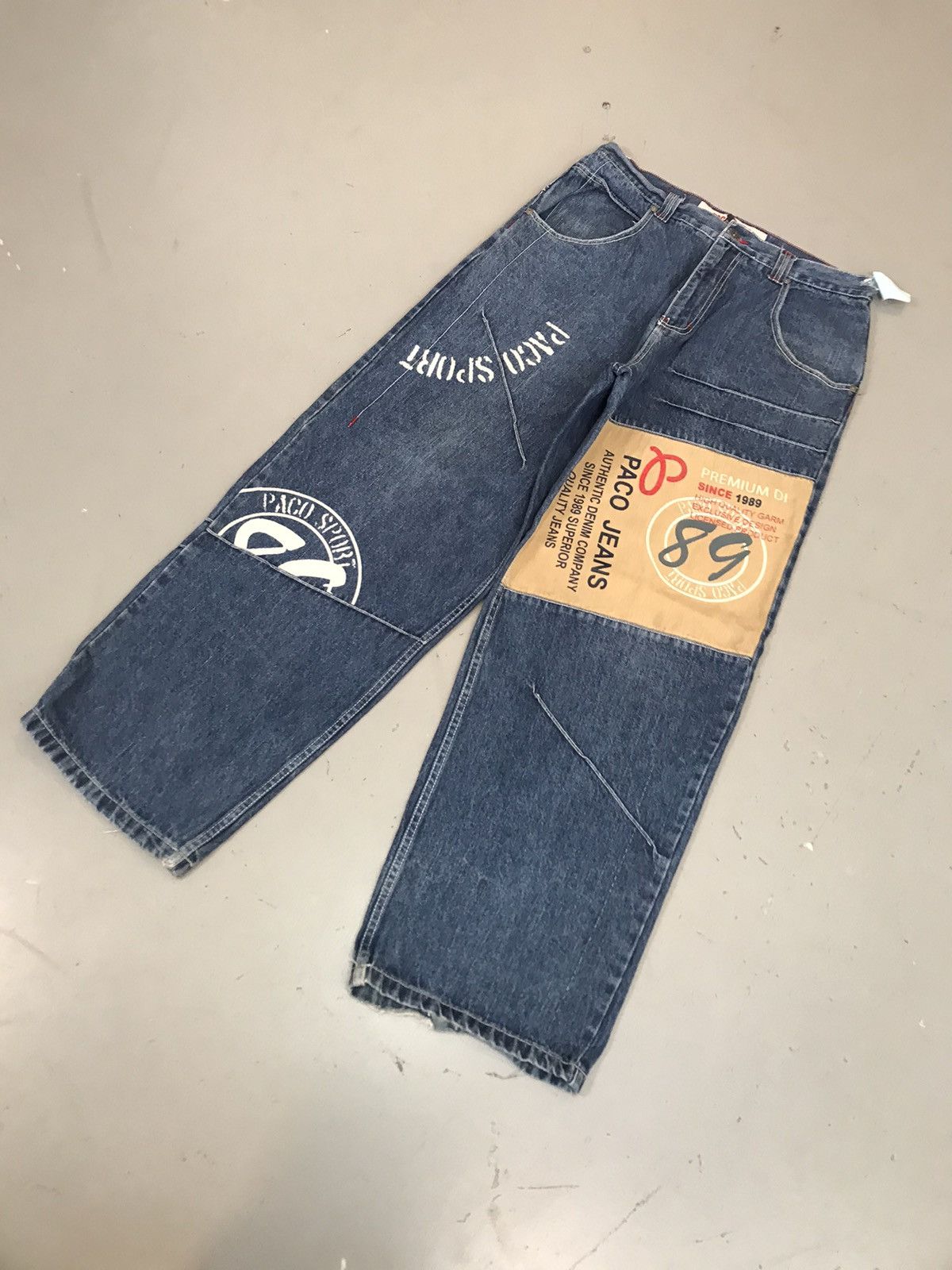 JNCO × Vintage Vintage paco printed embroidered denim Size US 34 / EU 50 - 3 Thumbnail