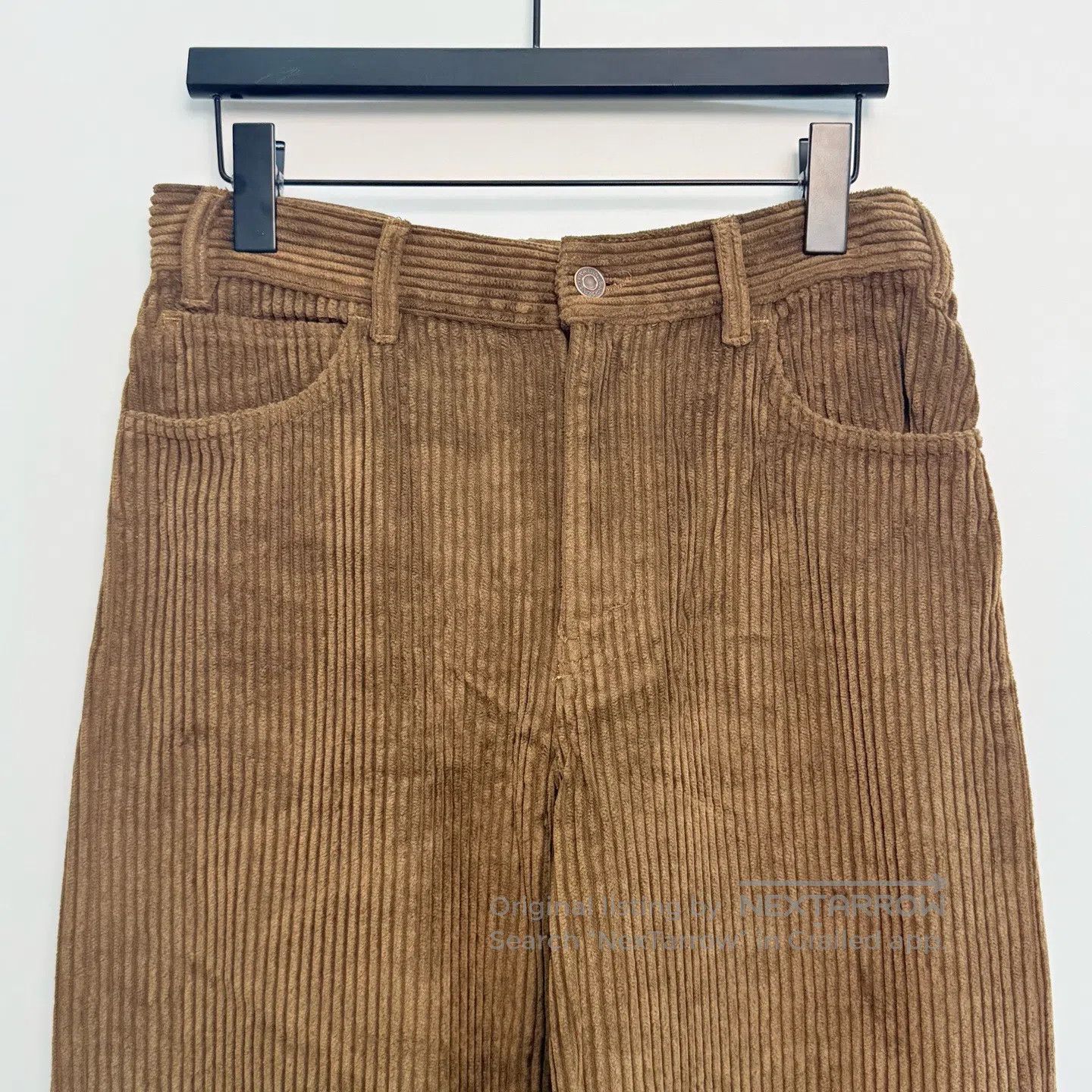 Celine CELINE High-Waisted Wide-Leg Corduroy Pants| Size US 29 - 2 Thumbnail