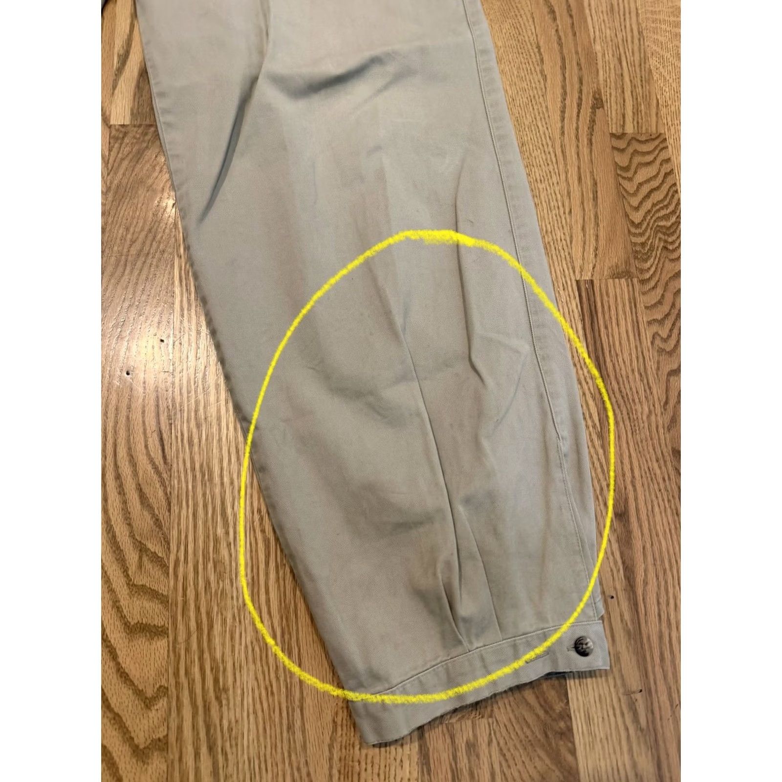 Patagonia VINTAGE Patagonia Bombachas Pants Men 36x33.5 Khaki Beige 5-Pocket Wide-Leg Chino Authentic Clothing Size US 36 / EU 52 - 5 Thumbnail