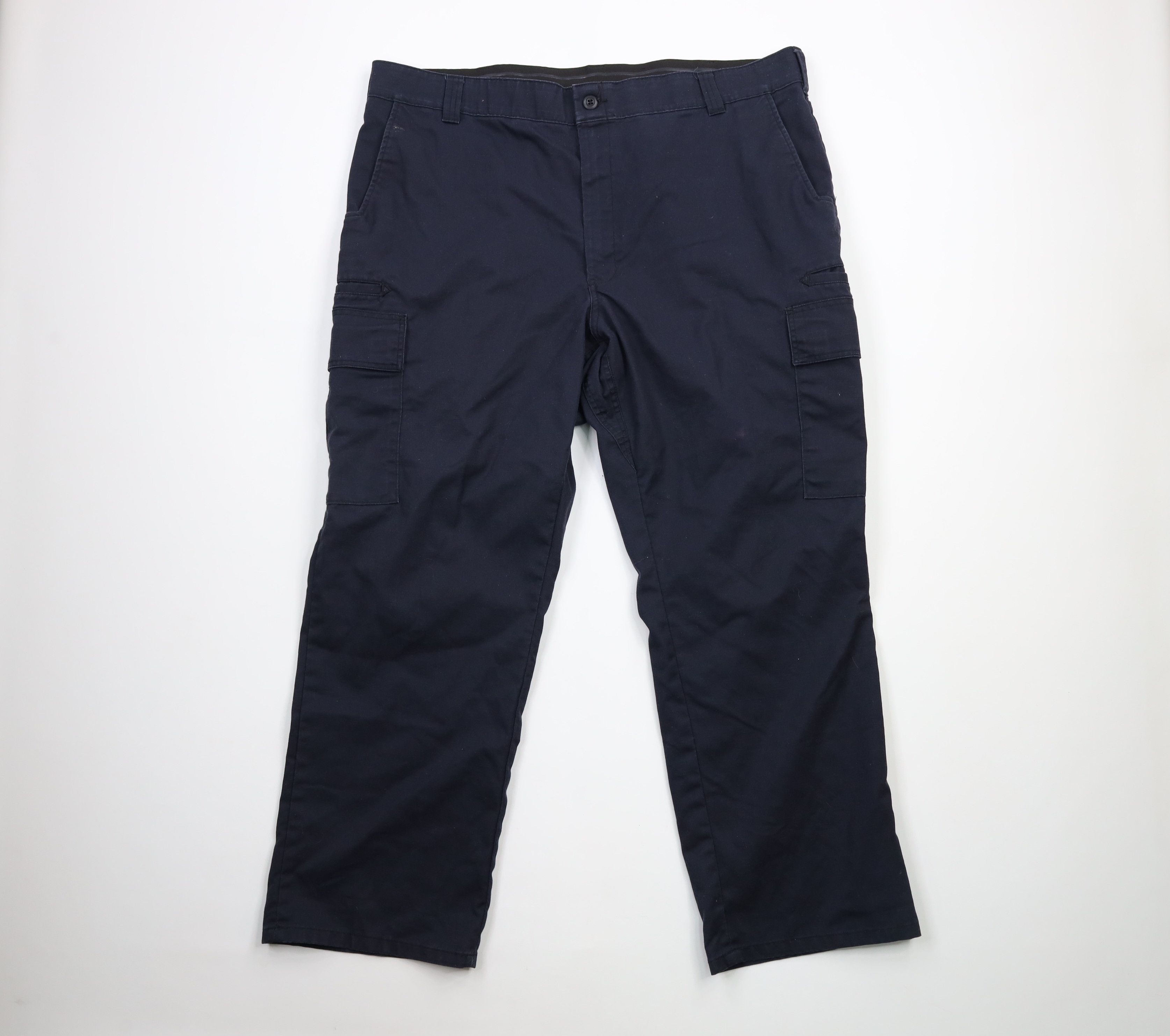 Vintage Vintage Streetwear Baggy Fit Wide Leg Cargo Pants Blue Size US 44 / EU 60 - 1 Thumbnail