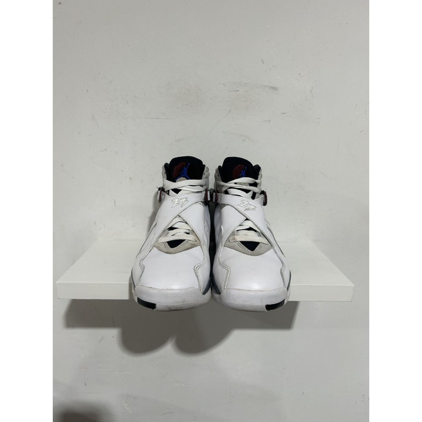 Jordan Brand JORDAN 8 WHITE BURGUNDY SIZE 8W (6.5M) PREOWNED Size US 8 / IT 38 - 5 Thumbnail