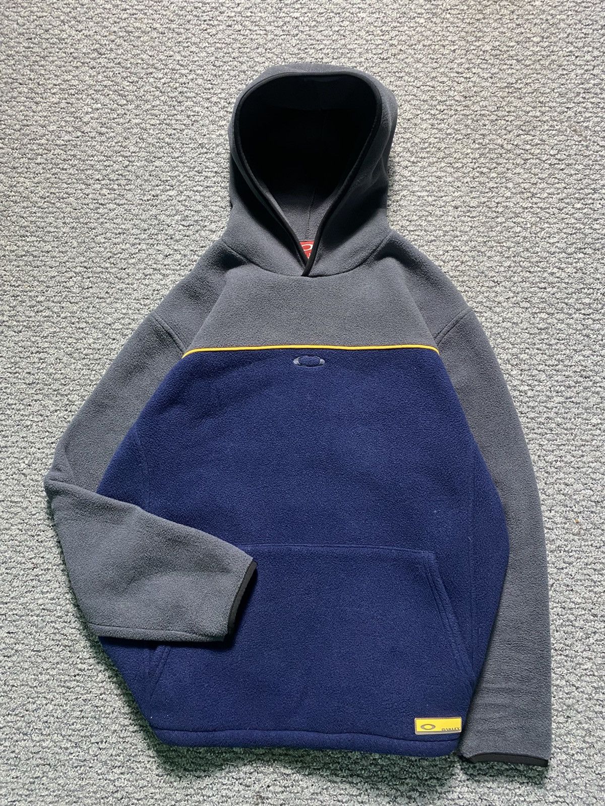 Oakley Outdoor Life Vintage OAKLEY SOFTWARE 90s RARE FLEECE NINJA HOODIE SHERPA Grailed