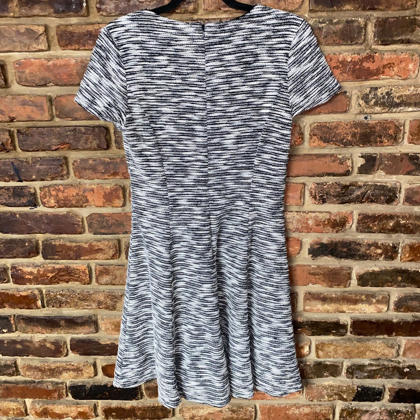 Other Slate & Willow Grey Knit Short Sleeve A-Line Dress Medium Size M / US 6-8 / IT 42-44 - 7 Thumbnail