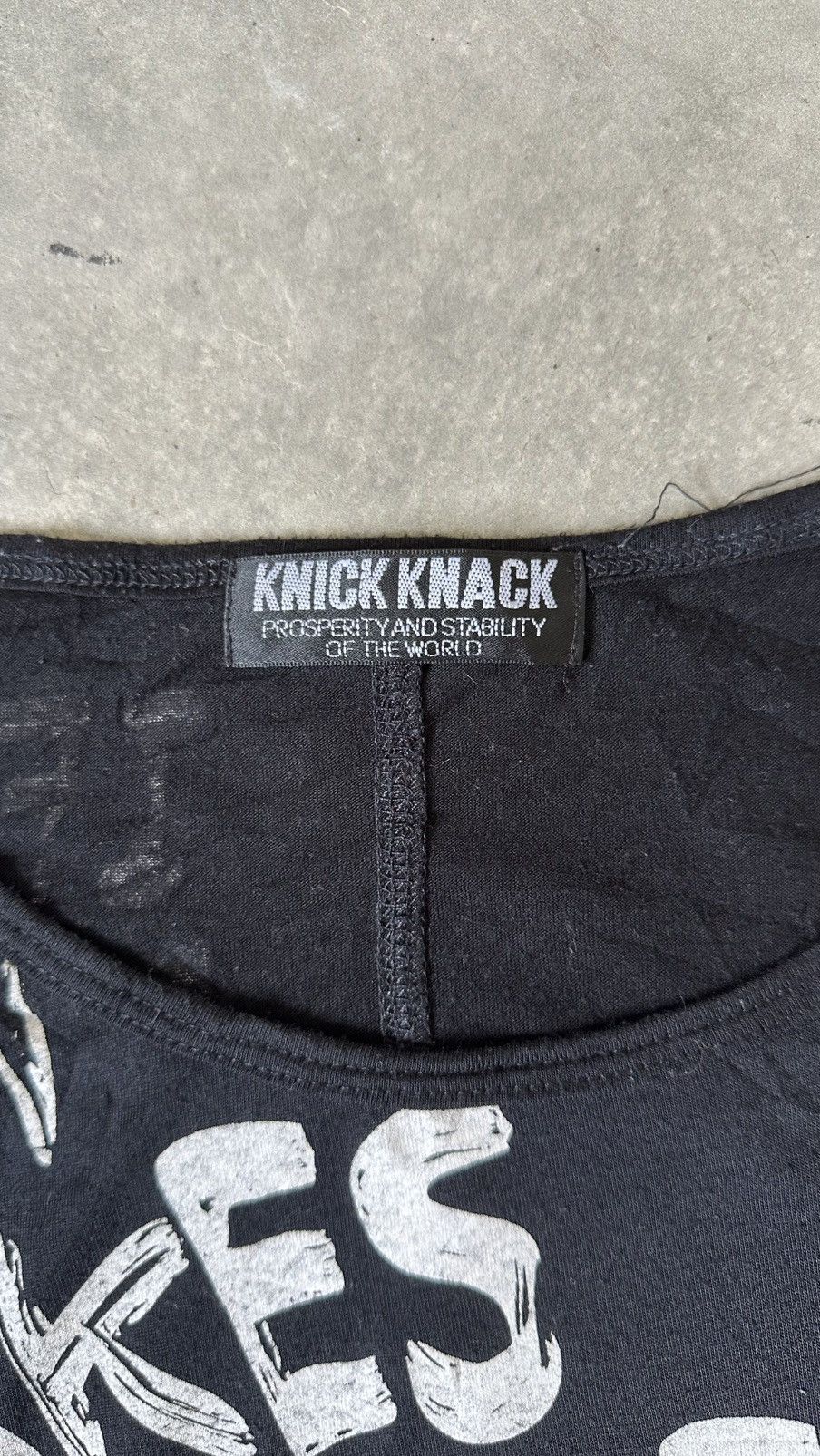 Japanese Brand KNICK KNACK SKULL AVANT GARDE CROP TOP Size L / US 10 / IT 46 - 6 Thumbnail