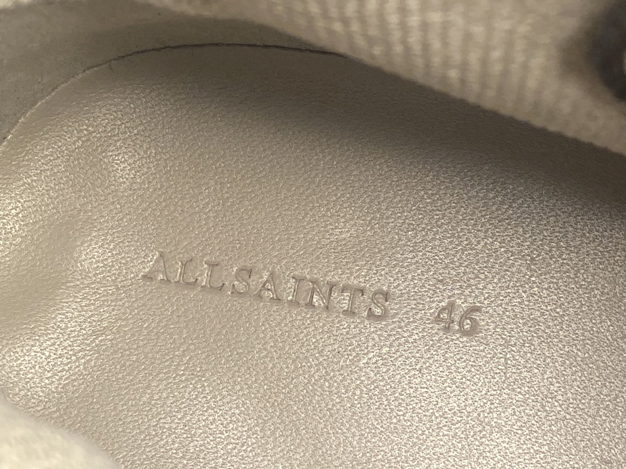 Allsaints Harland Cap Toe Black Leather Moto Combat Boots Size US 13 / EU 46 - 10 Thumbnail