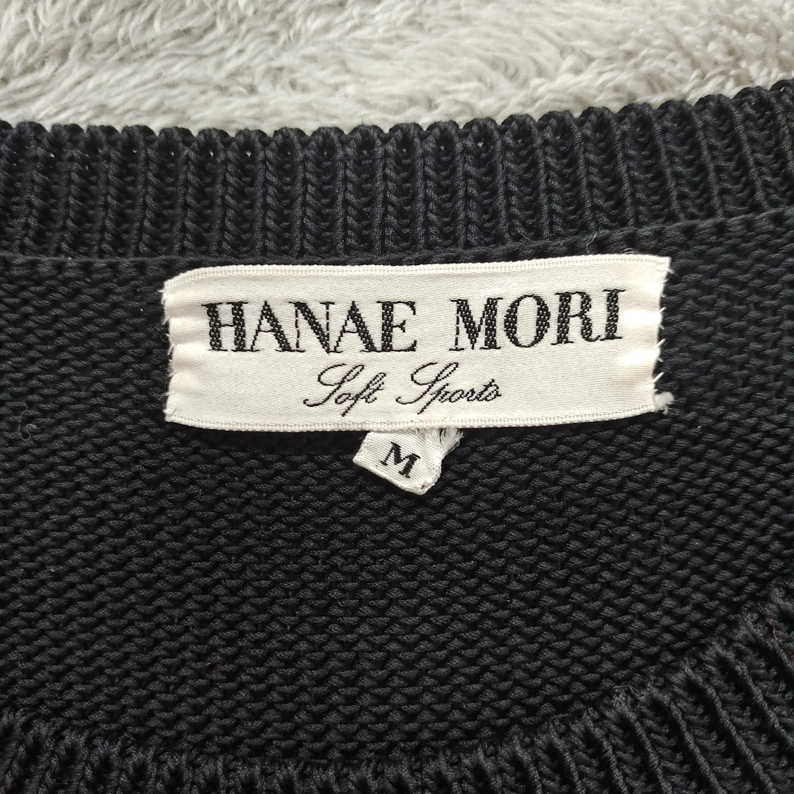 Hanae Mori VINTAGE HANAE MORI SOFT SPORT SHORT SLEEVE KNITTED SWEATER Size M / US 6-8 / IT 42-44 - 7 Thumbnail