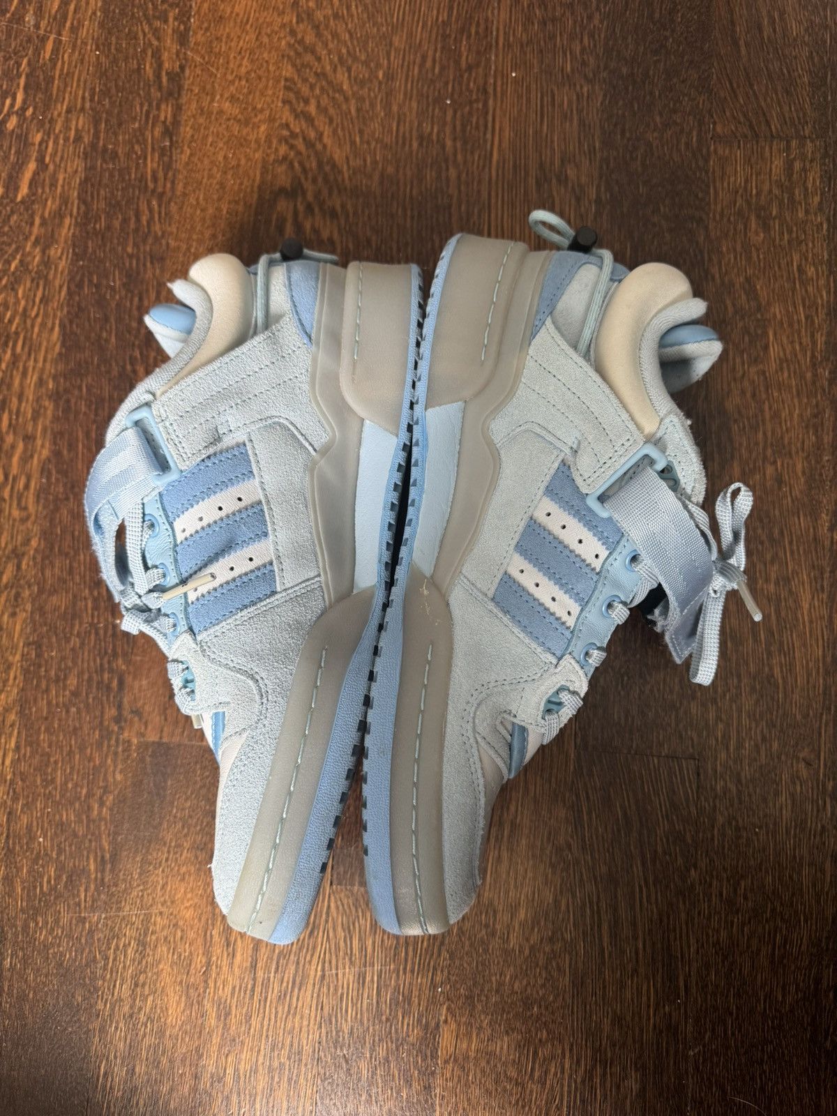 Adidas Bad Bunny forum buckle low Blue Tint Size US 9 / EU 42 - 3 Thumbnail