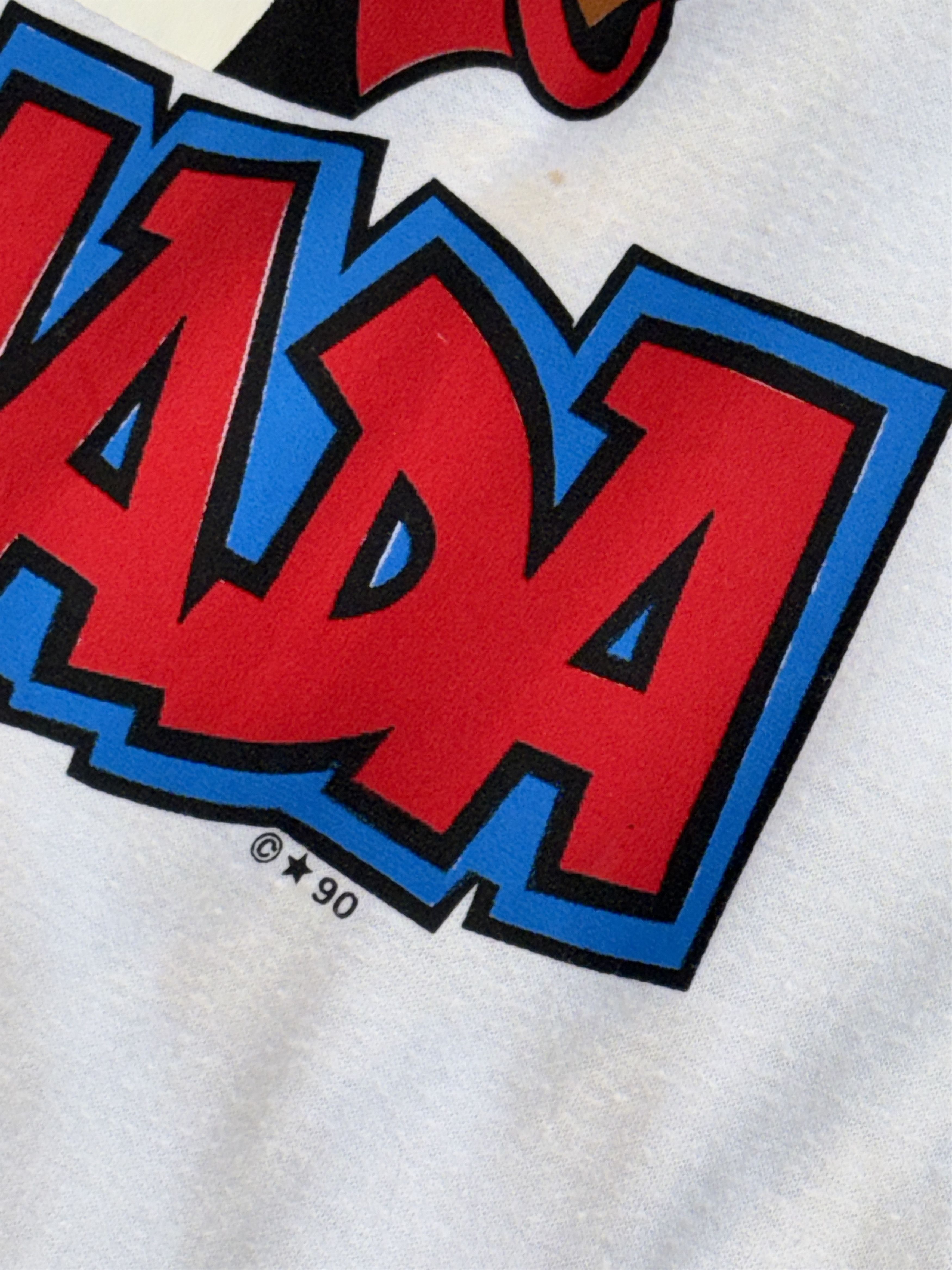 Vintage I love canada vintage 90s white tee - L Size US L / EU 52-54 / 3 - 2 Thumbnail