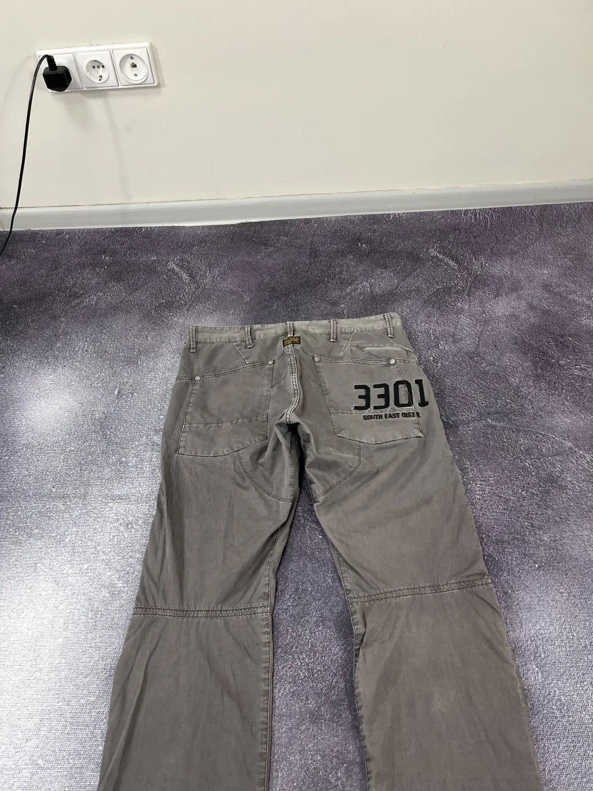 G-Star × Vintage Vintage G Star Raw Y2K Embroidered Logo Japanese Pants Size US 32 / EU 48 - 13 Thumbnail