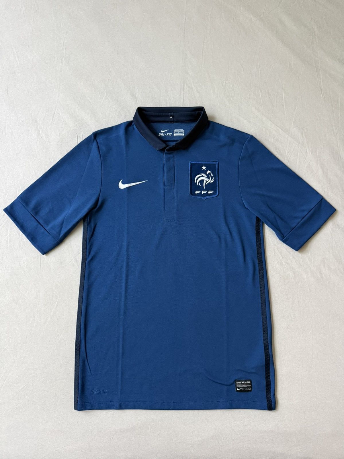 Nike 2011 France Men’s Home Nike Soccer Jersey - Size S Size US S / EU 44-46 / 1 - 2 Thumbnail