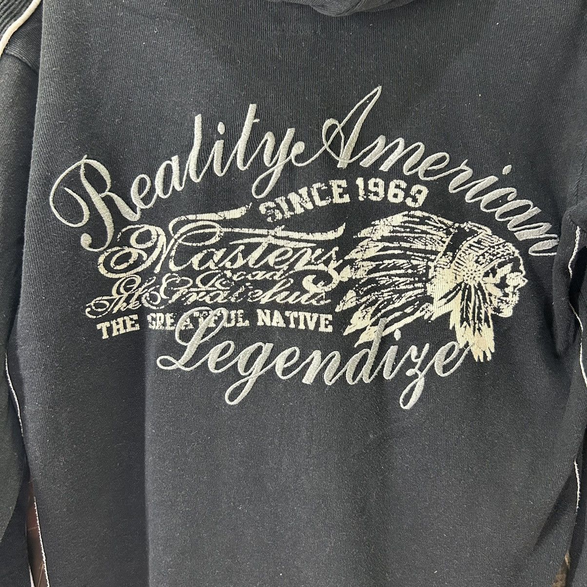 Vintage Vintage Real : Masters Greatful Native Embroidery Hoodie Size US M / EU 48-50 / 2 - 8 Thumbnail