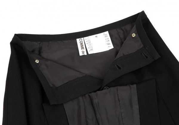 Comme des Garcons Comme des Garcons size M Retro black pleated overskirt Size 23" - 7 Thumbnail