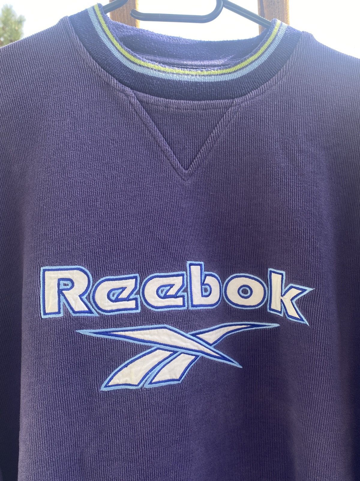 Reebok Vintage rare big logo oversize reebok crawneck Size US L / EU 52-54 / 3 - 5 Thumbnail