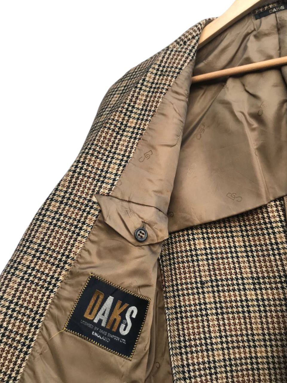 DAKS × Vintage Daks Checkered Wool Jacket Size US M / EU 48-50 / 2 - 11 Thumbnail