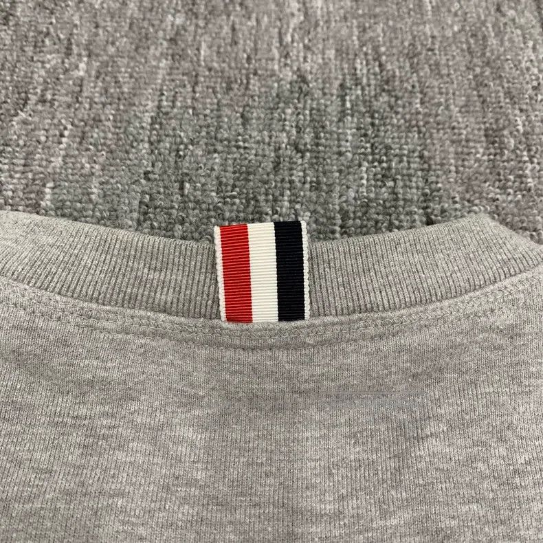 Thom Browne Thom Browne Gray four stripe hoodie Size US XXL / EU 58 / 5 - 6 Thumbnail