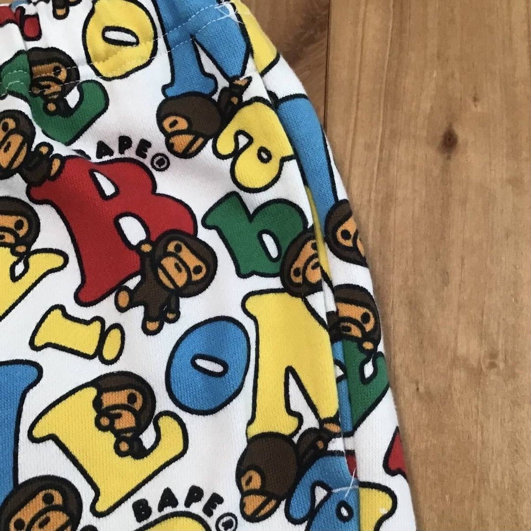 Bape BAPE MILO LOGO Sweat pants a bathing ape ★size L Size US 34 / EU 50 - 4 Thumbnail