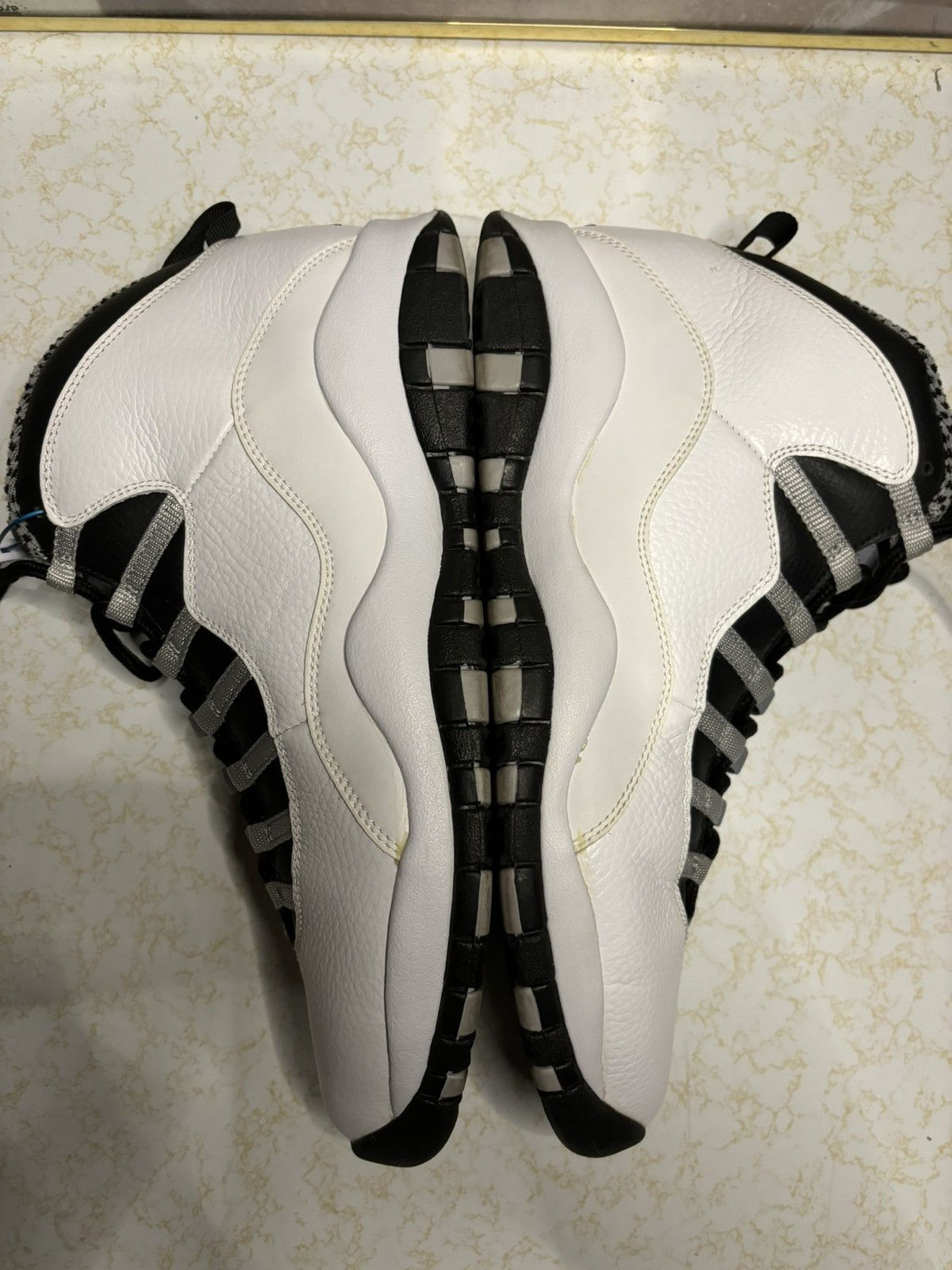Jordan Brand Air Jordan 10 Retro 2013 Steel 2013 Size US 13 / EU 46 - 4 Thumbnail