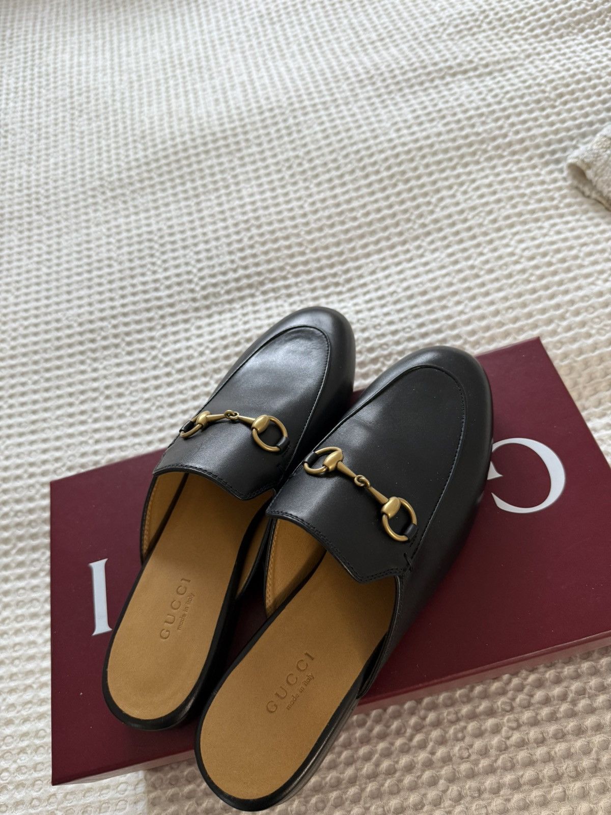 Gucci Authentic Gucci Princetown horsebit mules Size US 6.5 / IT 36.5 - 4 Thumbnail