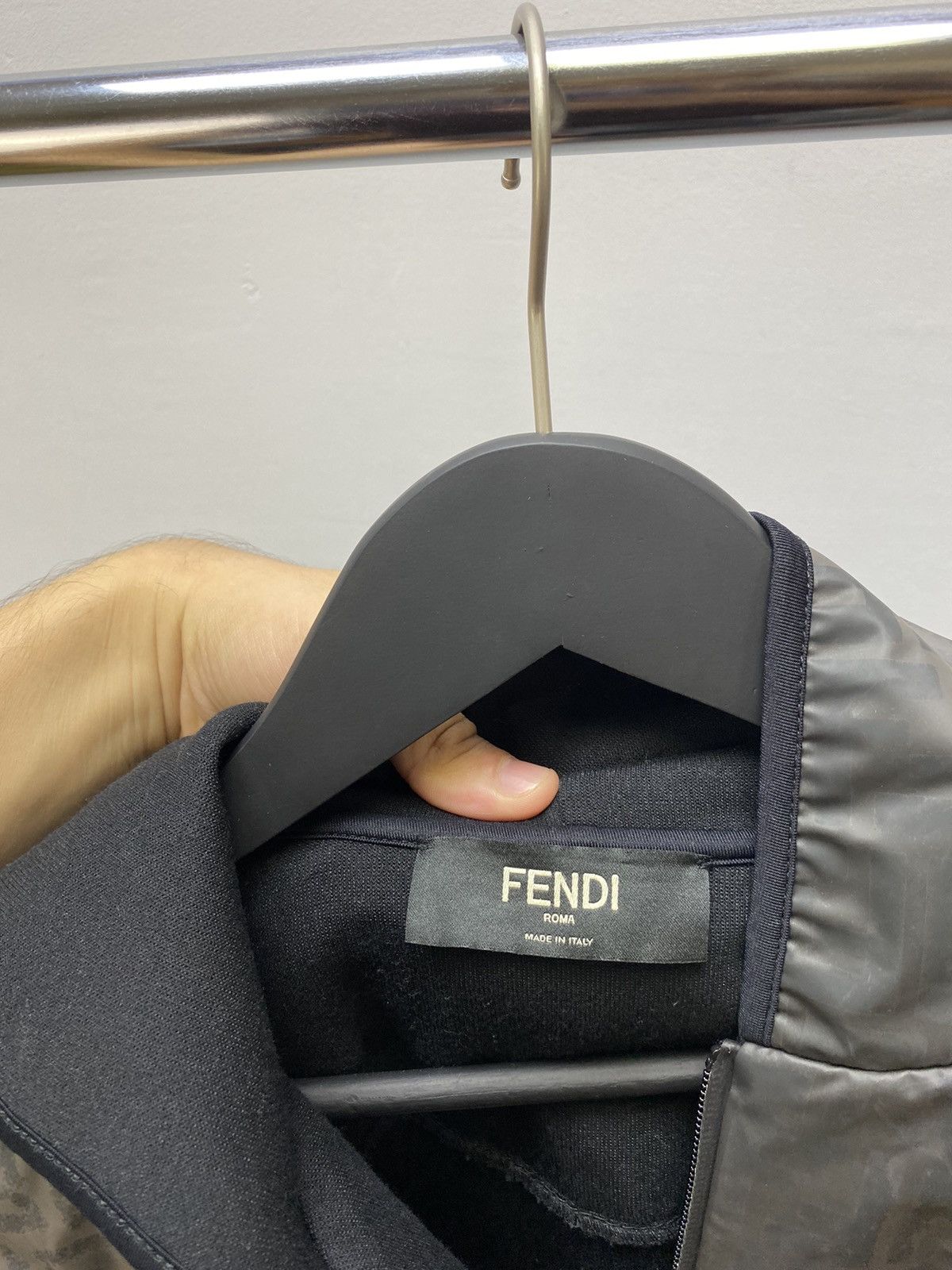 Fendi Fendi Monogram Hoodie Men’s M Black Hood Logo Hype Styled Size US M / EU 48-50 / 2 - 25 Thumbnail