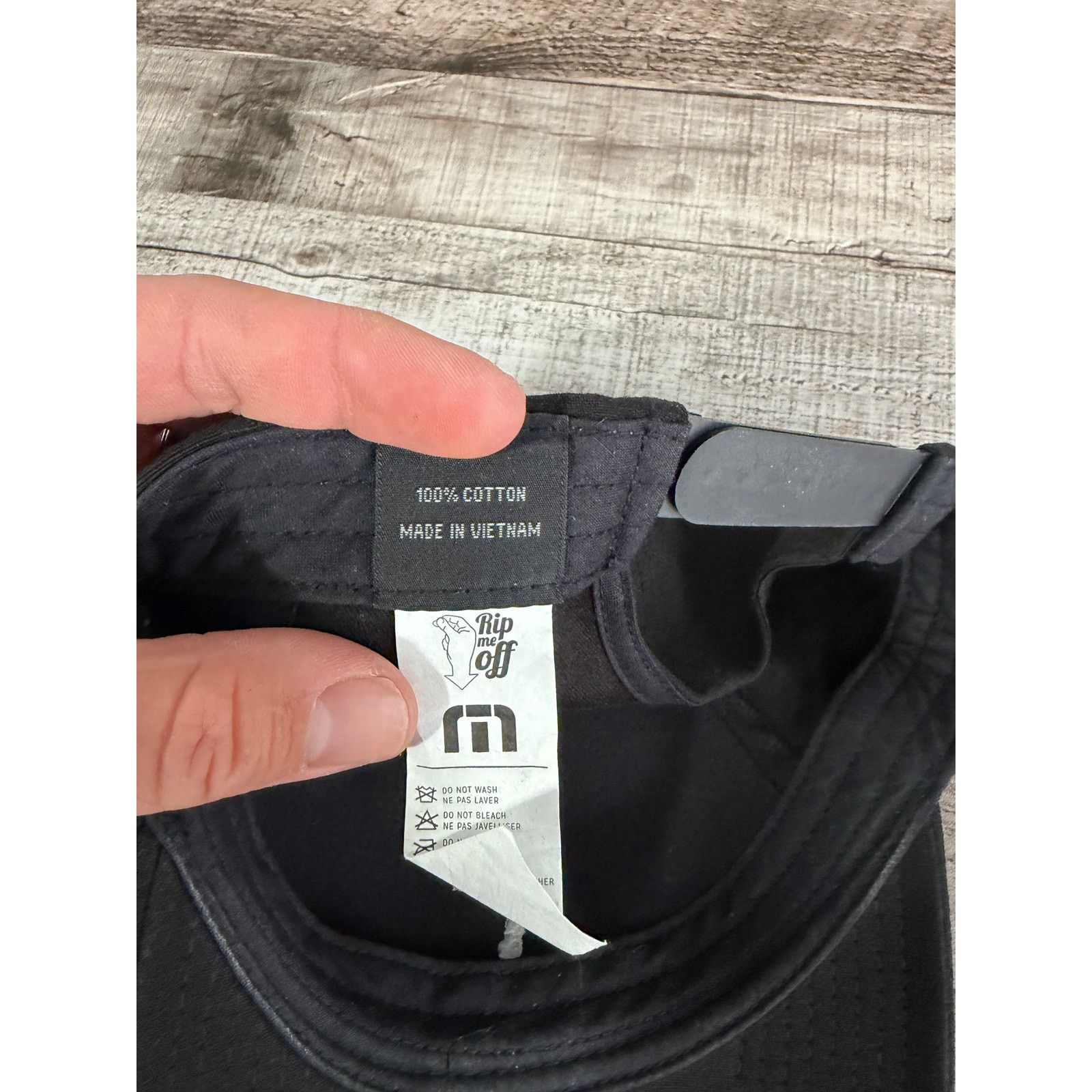 TravisMathew TravisMathew Black and White Snapback Hat Size ONE SIZE - 6 Thumbnail