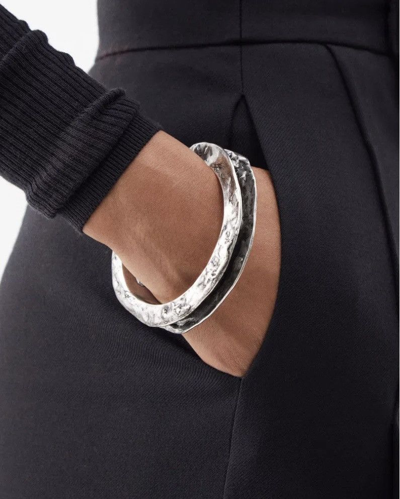 Saint Laurent Paris Saint Laurent Hammered Bangle NIB retail $1195 Size ONE SIZE - 11 Thumbnail
