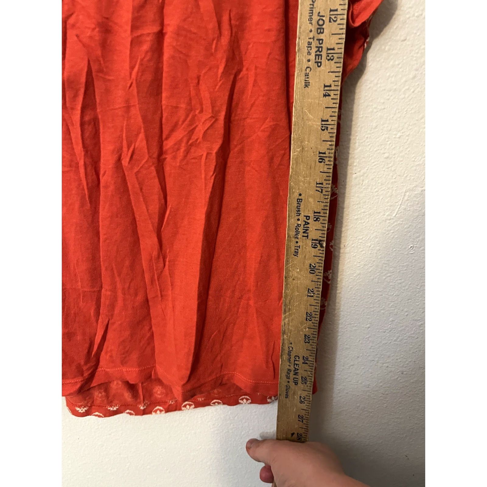 Gap Gap Tank Women Top XL Orange Sleeveless Crew Neck Tie-Front Geometric Bohemian Colorful Casual Cotton Blend Linen Blend Modal Size XL / US 12-14 / IT 48-50 - 5 Thumbnail
