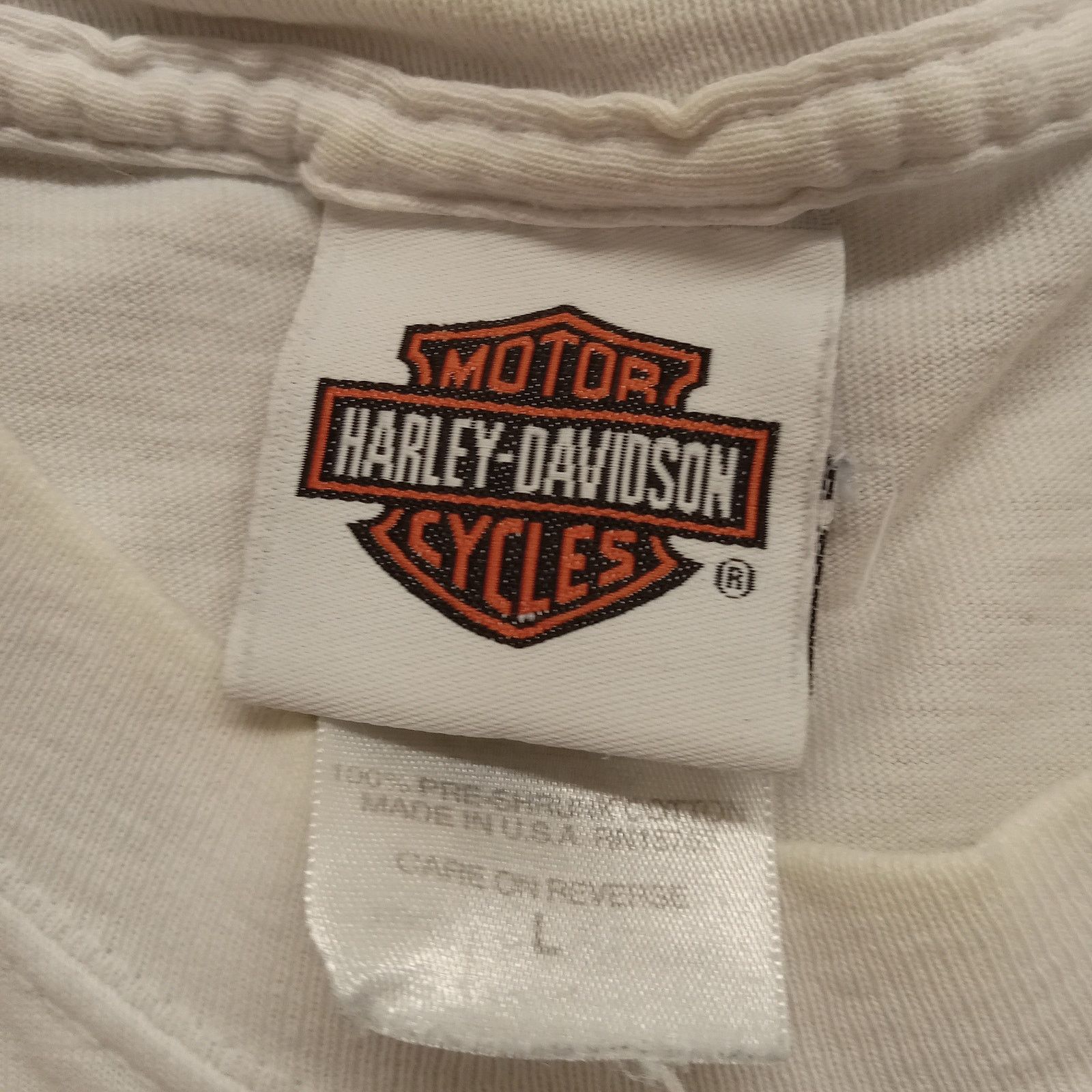 Harley Davidson Vintage Harley Davidson T-Shirt L Hanes Beefy-T Albany Ga US Size US L / EU 52-54 / 3 - 6 Thumbnail