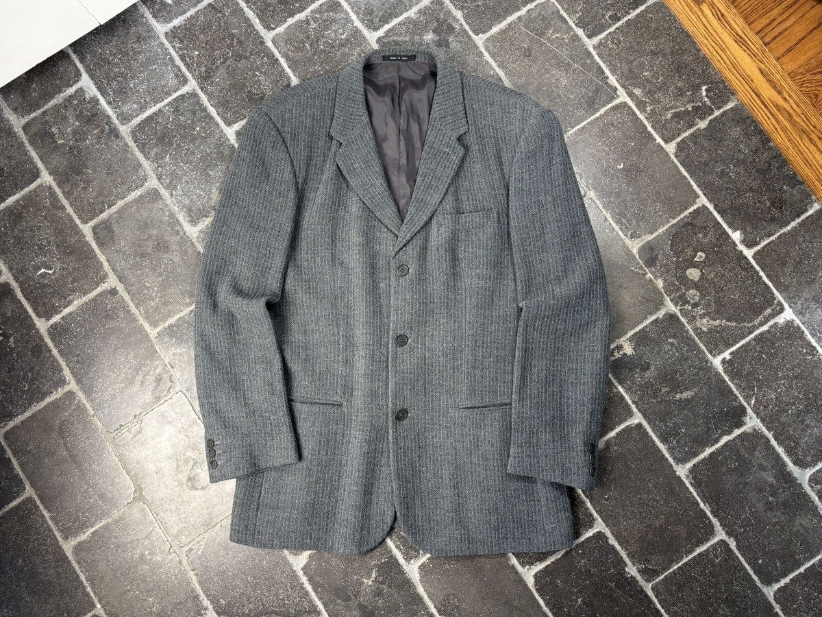 Emporio Armani 1996 Emporio Armani Jacket 90s Vintage Armani Textured Wool Size 50R - 19 Thumbnail