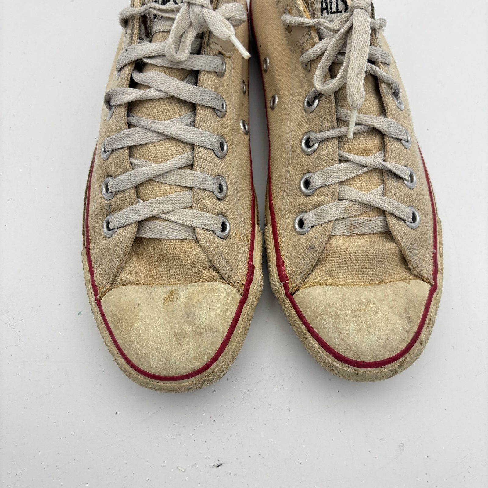 Converse Vintage 90s Converse Chuck Taylor Low Sneakers Men's 8 White Size US 8 / EU 41 - 11 Thumbnail