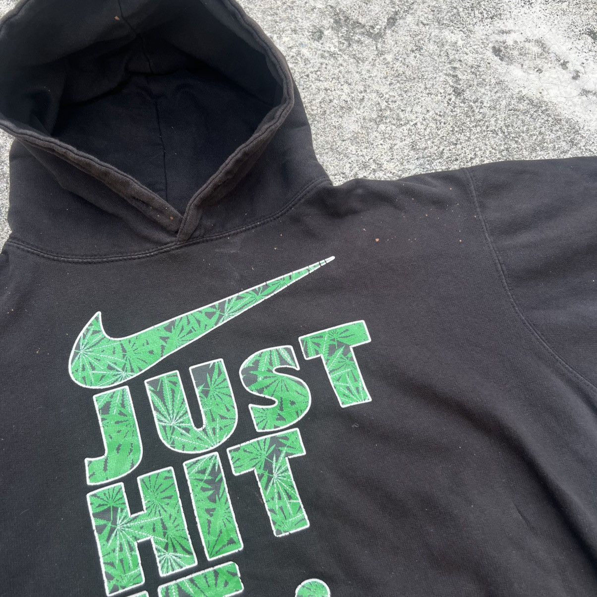 Other "JUST HIT IT" WEED PRINT PARODY HOODIE Size US L / EU 52-54 / 3 - 6 Thumbnail