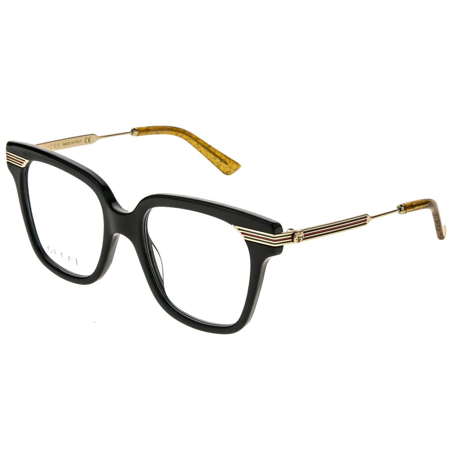 Gucci GUCCI GG0284O 0284 Web Stripe Gold Optical Eyeglasses 001 Size ONE SIZE - 7 Thumbnail