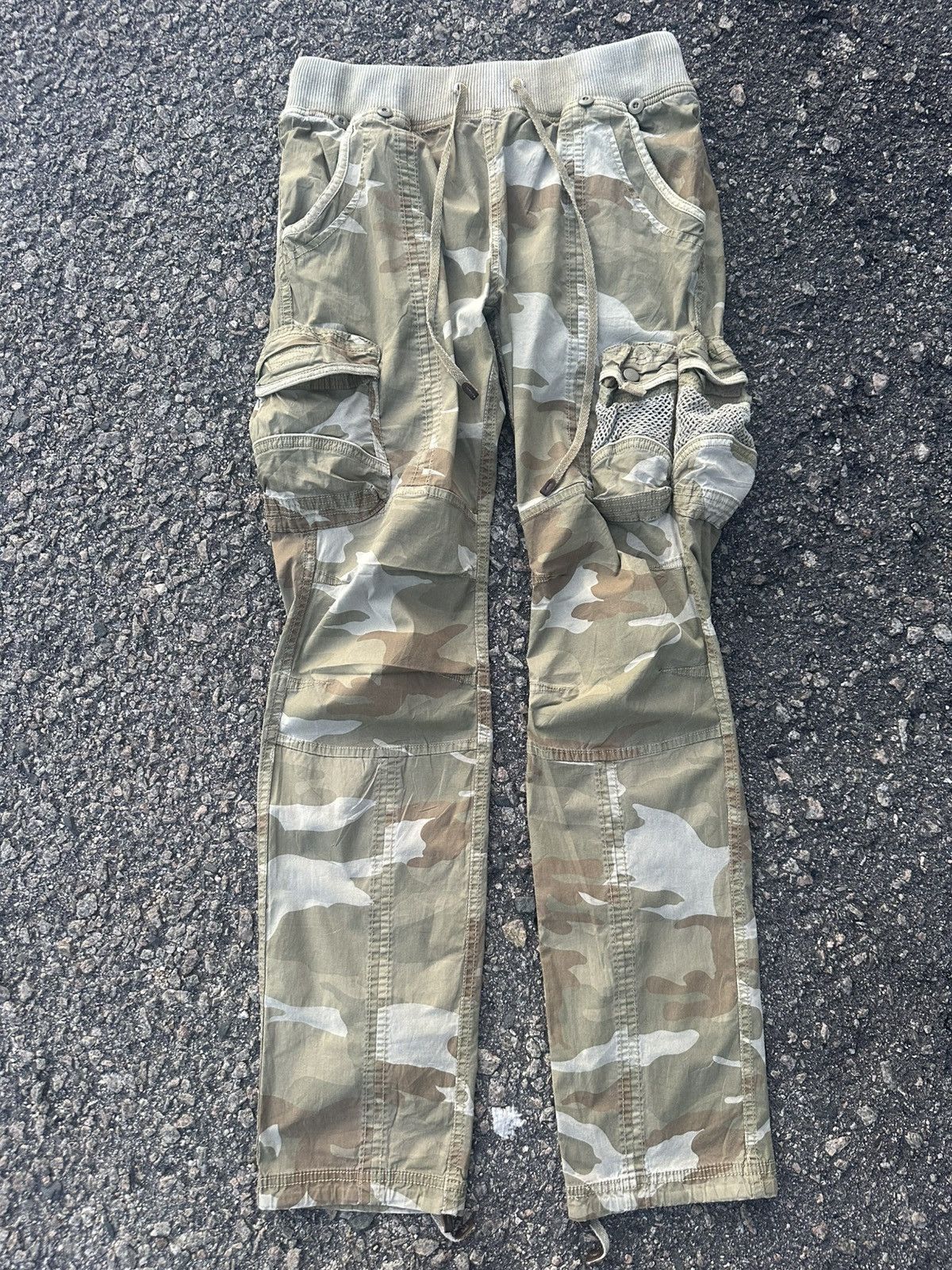 GOA G.O.A Goa Drawstring Flared Cargo Pants Size US 28 / EU 44 - 17 Thumbnail