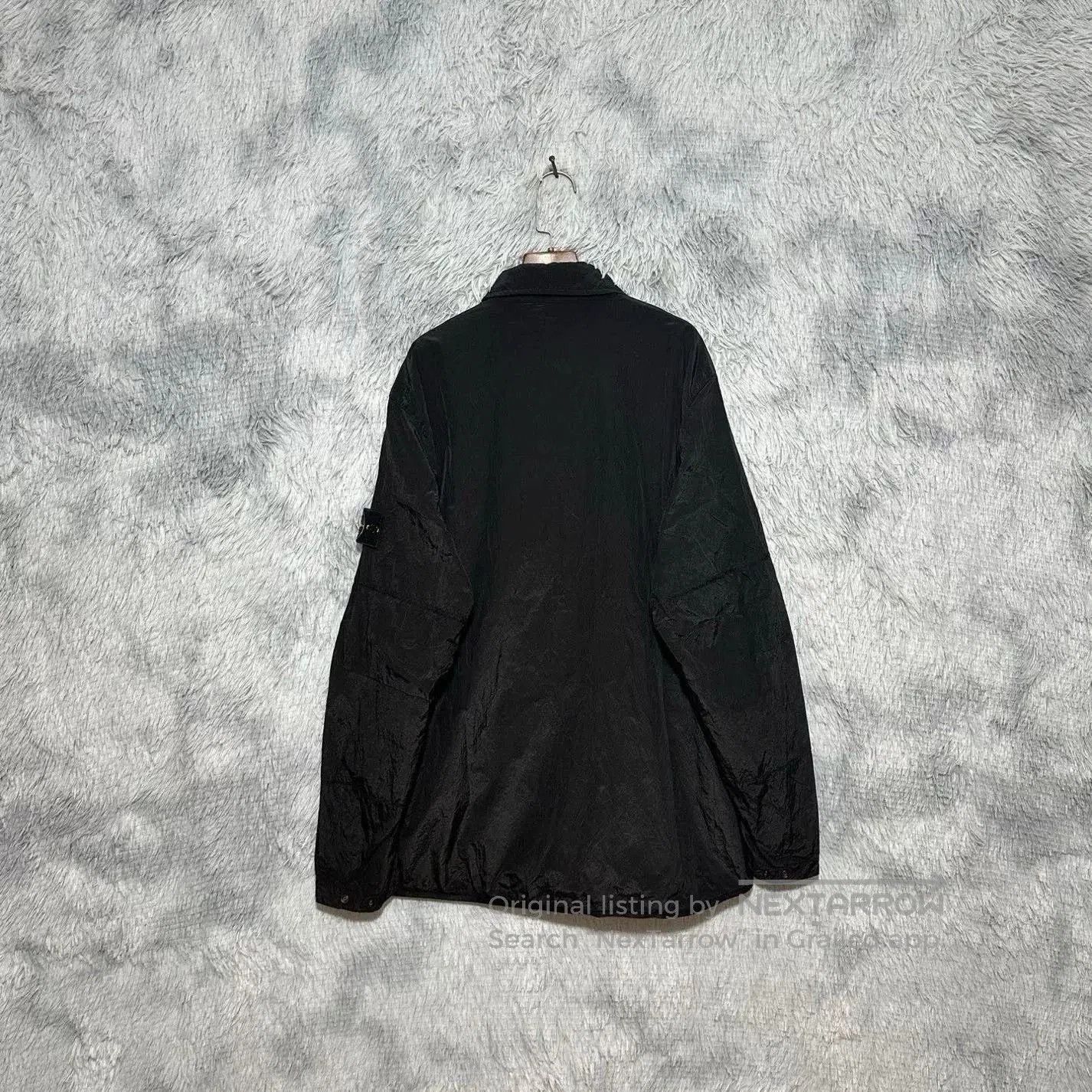 Stone Island stone island 18fw black metal nylon jacket. Size US L / EU 52-54 / 3 - 2 Thumbnail