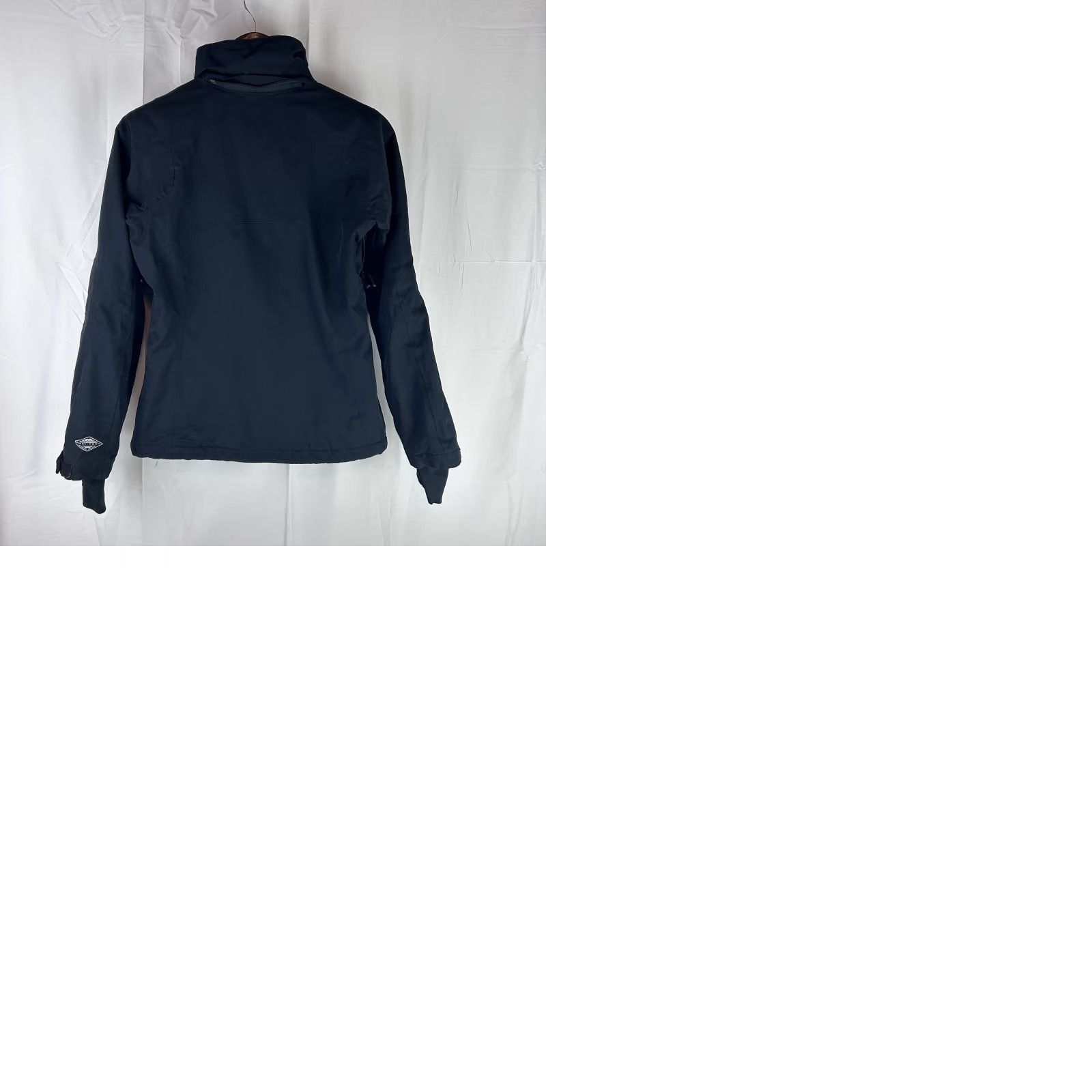 Vintage Columbia Jacket Womens XS Omni Heat Black (No Hood) Regular Fit Mid-Length Solid Softshell Outdoor Halloween-style? Size XS / US 0-2 / IT 36-38 - 10 Thumbnail