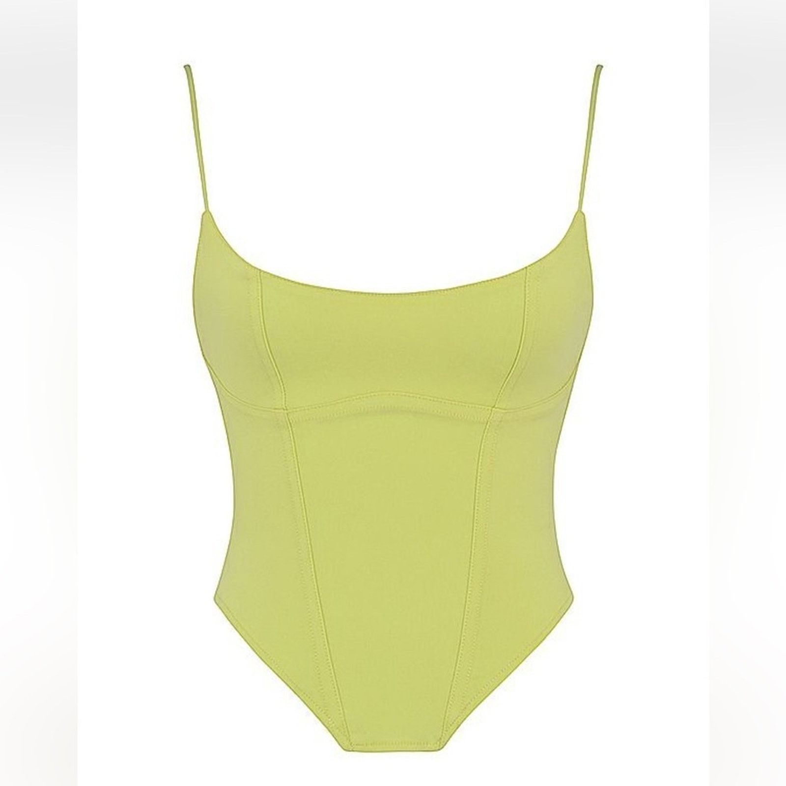House of CB HOUSE OF CB Corsets Flavia Neon Sculpting Corset Yellow S Size S / US 4 / IT 40 - 2 Thumbnail
