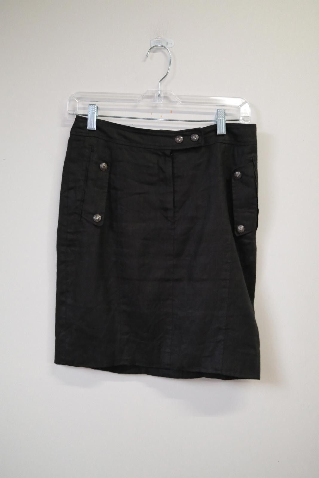 Designer 90's Gianni Versace Couture Utility Skirt Size 28" / US 6 / IT 42 - 1 Thumbnail