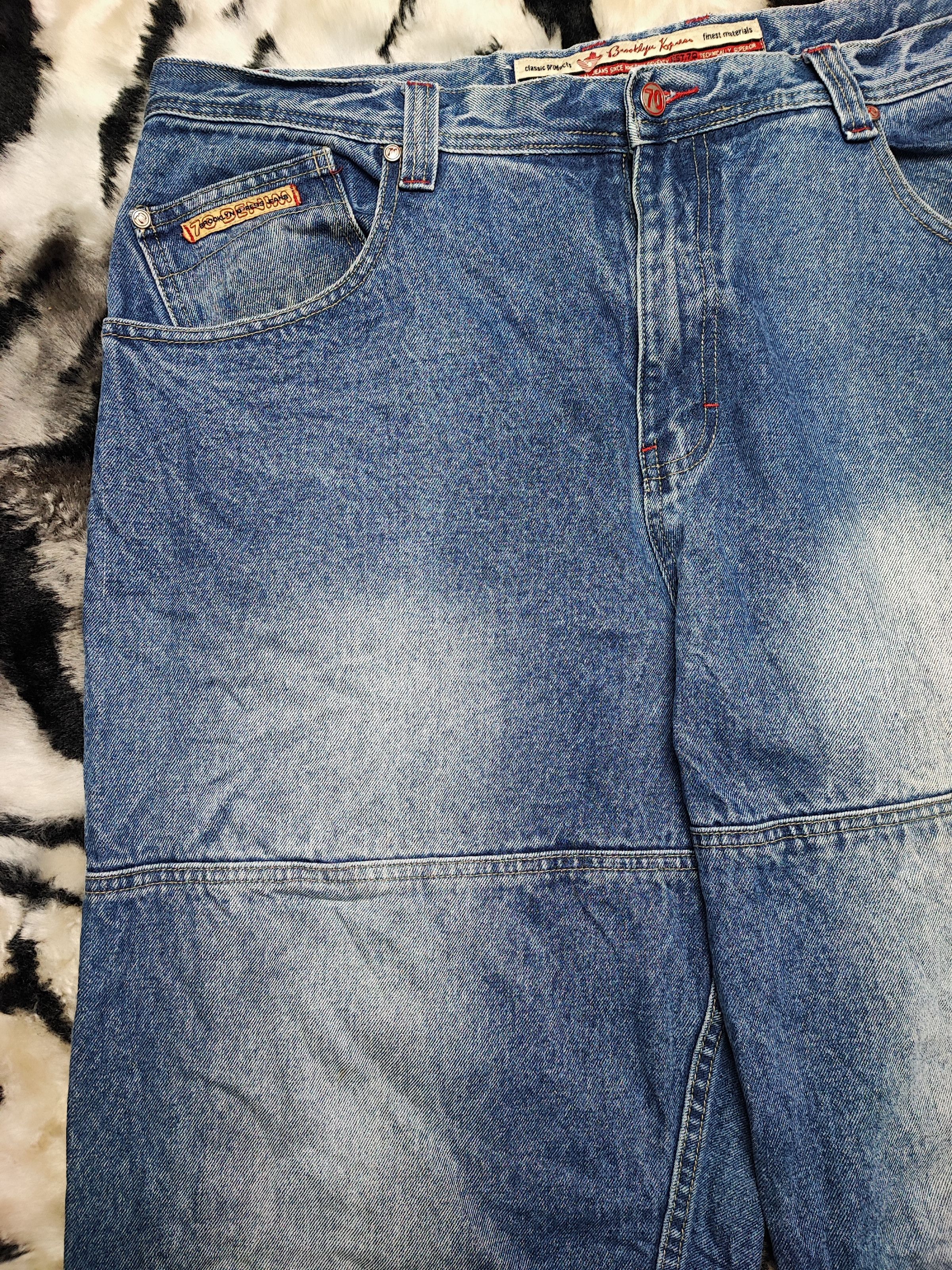 Brooklyn Xpress BAGGY DOUBLE KNEE VINTAGE Y2K BROOKLYN XPRESS JEANS Size US 40 / EU 56 - 5 Thumbnail