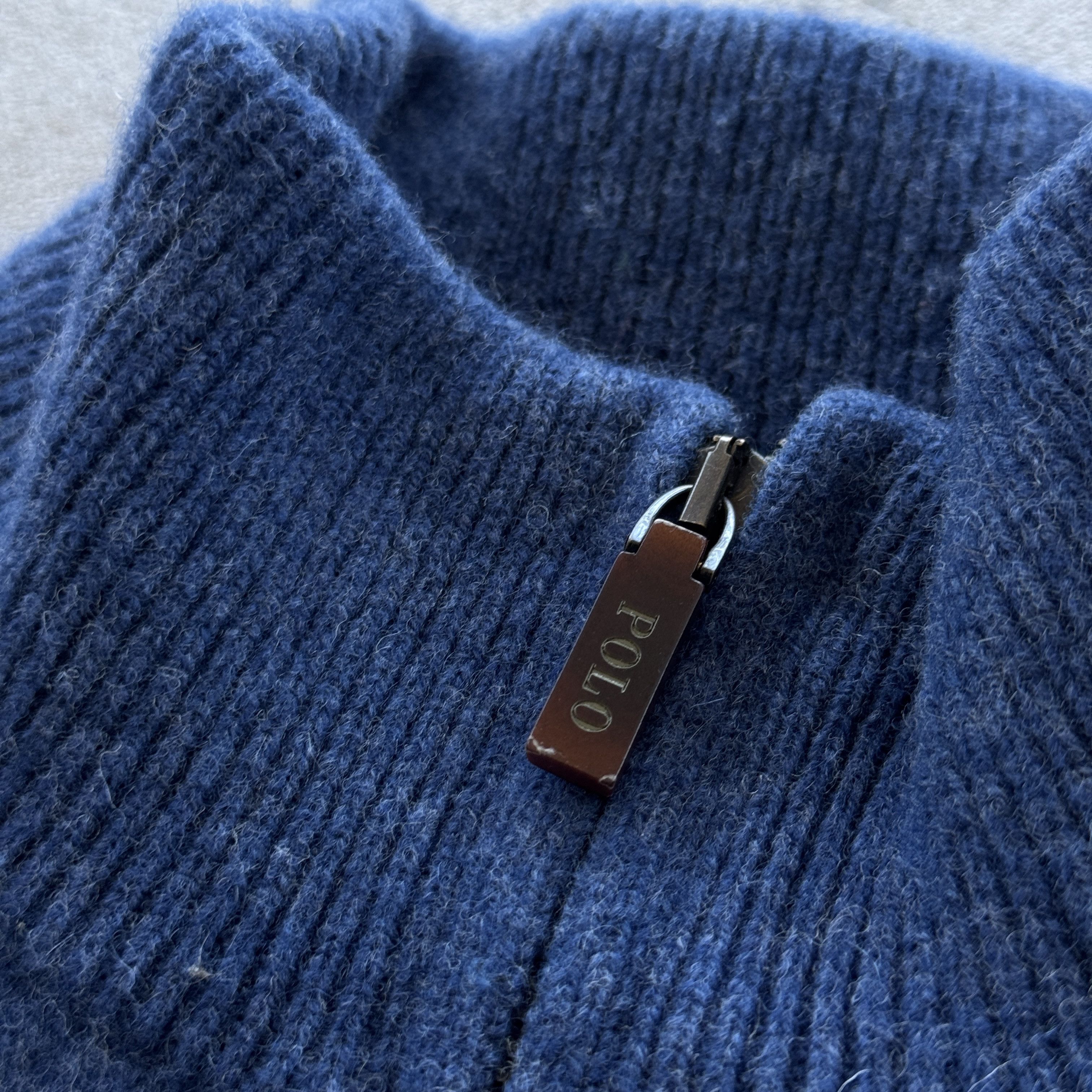 Polo Ralph Lauren Vintage 90s Polo Ralph Lauren Quater Zip Sweater Size US L / EU 52-54 / 3 - 5 Thumbnail