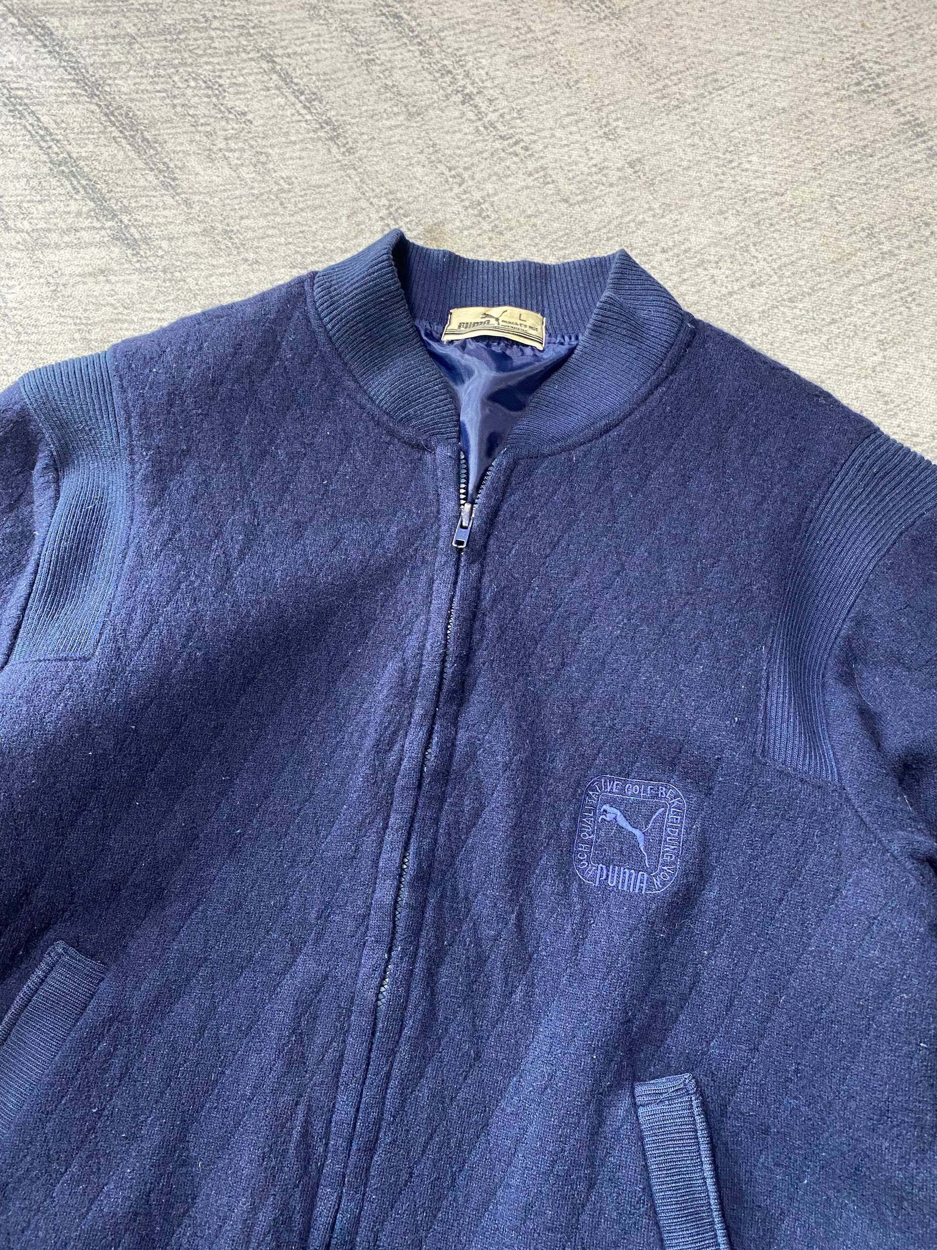 Puma Vtg Puma Macht's Mit Qualitat Old German Label Knit Jacket Size US S / EU 44-46 / 1 - 2 Thumbnail