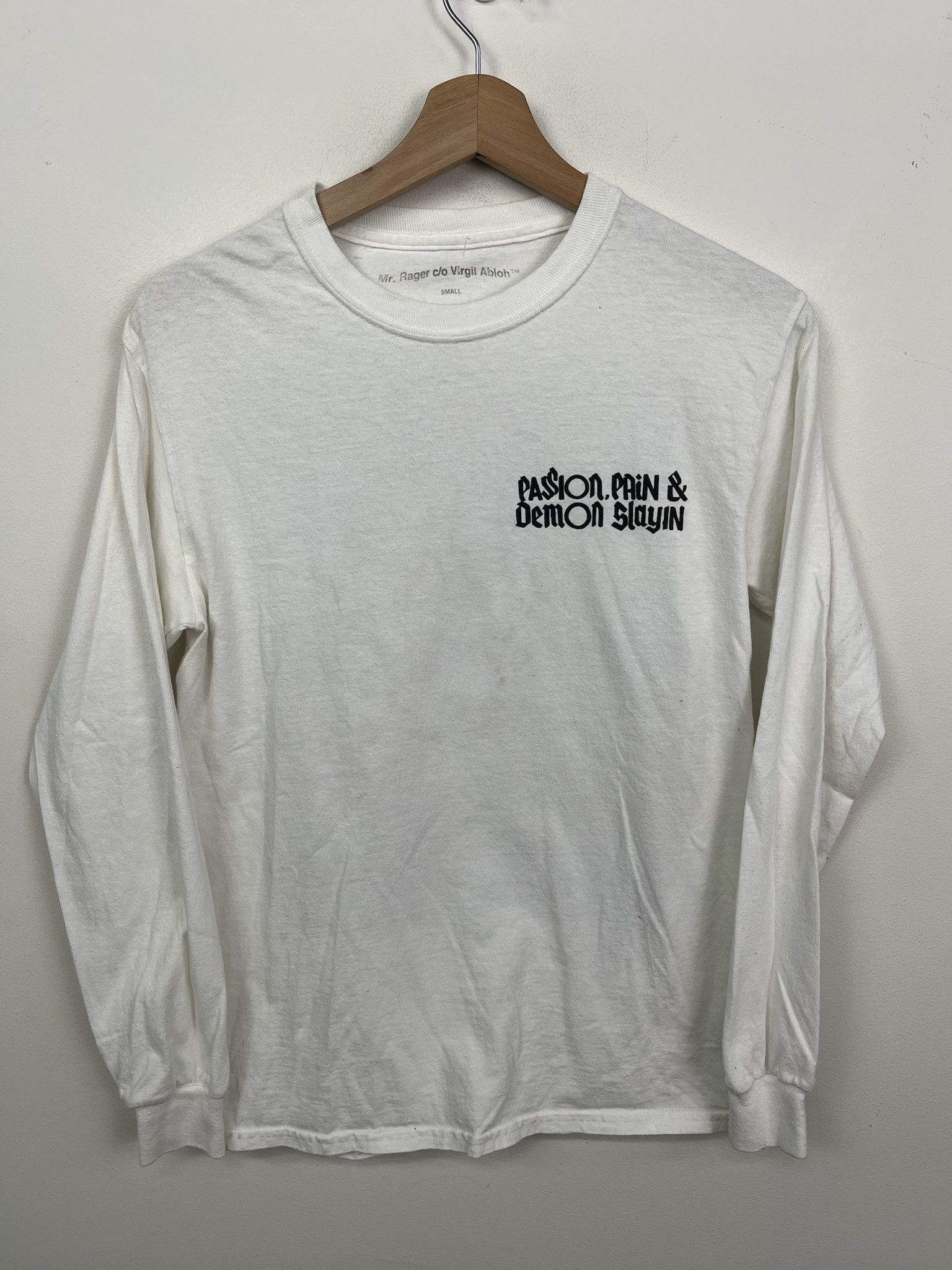 Other Off White Kid Cudi Virgil Abloh Passion, Pain, And Demon Slaying Longsleeve Tee Size S Size US S / EU 44-46 / 1 - 1 Thumbnail