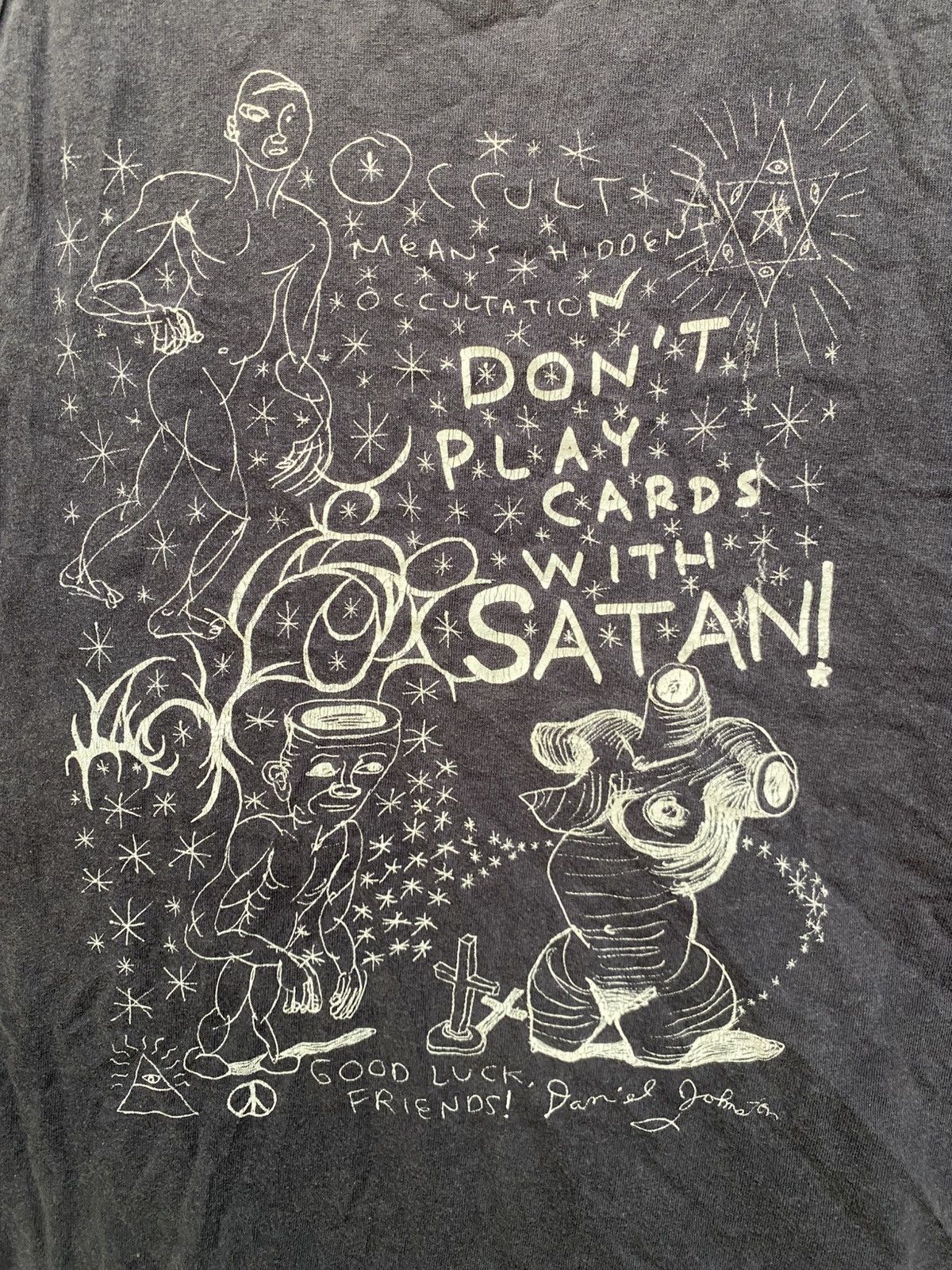 Vintage Distressed sun faded daniel johnston sleeveless Size US L / EU 52-54 / 3 - 6 Thumbnail