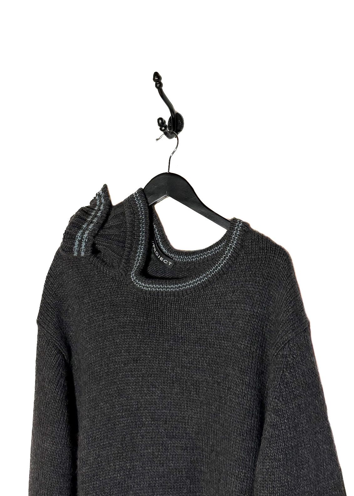 Y/Project Y/Project Double Collar Turtleneck Charcoal Knit Sweater Size S / US 4 / IT 40 - 5 Thumbnail